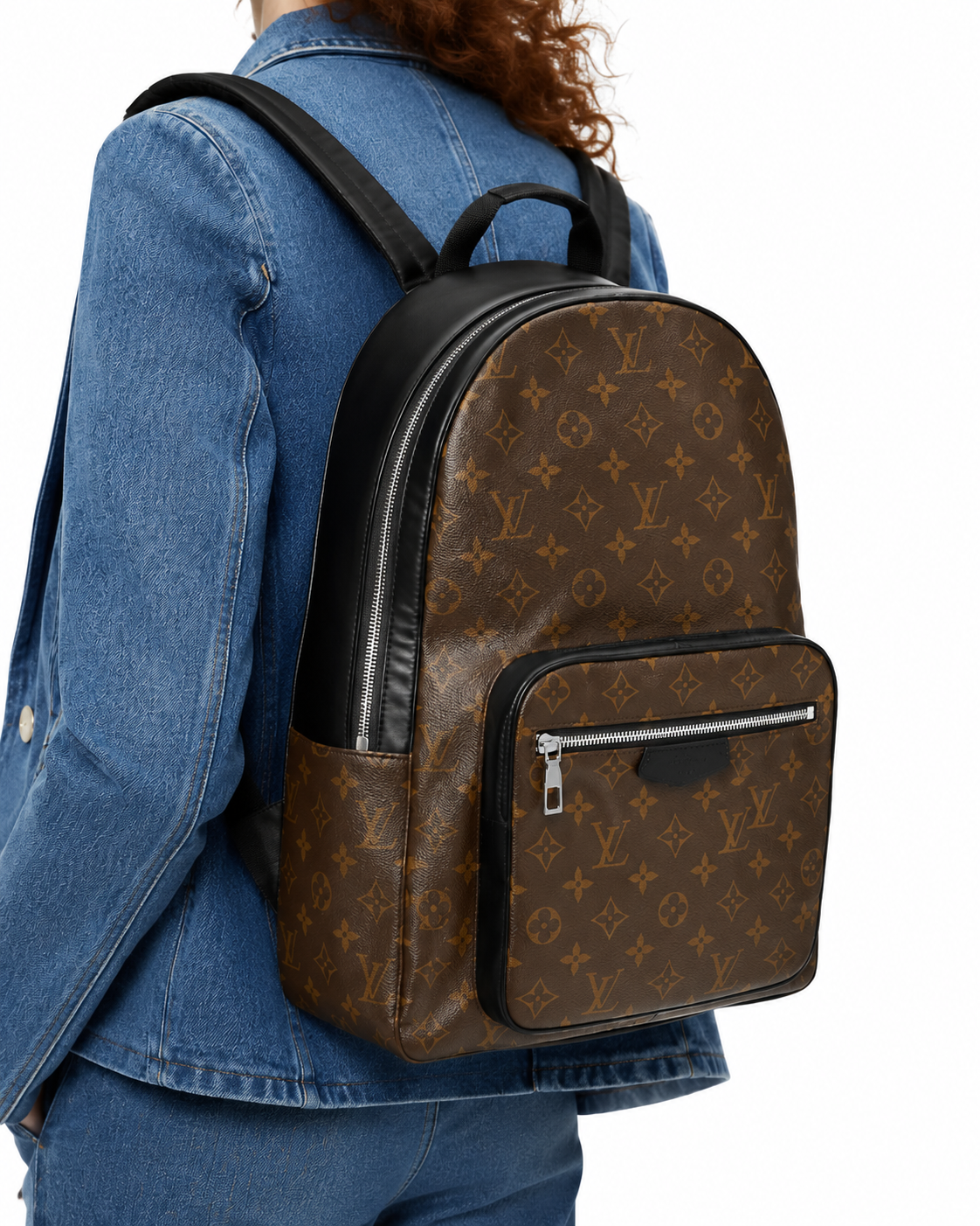 Alternative view of Louis Vuitton Zaino Josh GM Monogram Macassar
