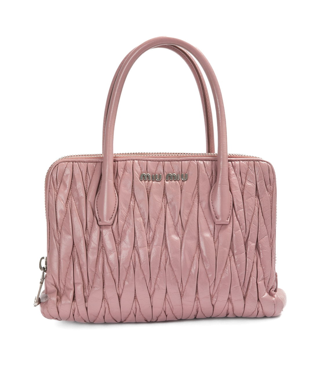 Miu Miu Tote Square Small Groffata Rosa