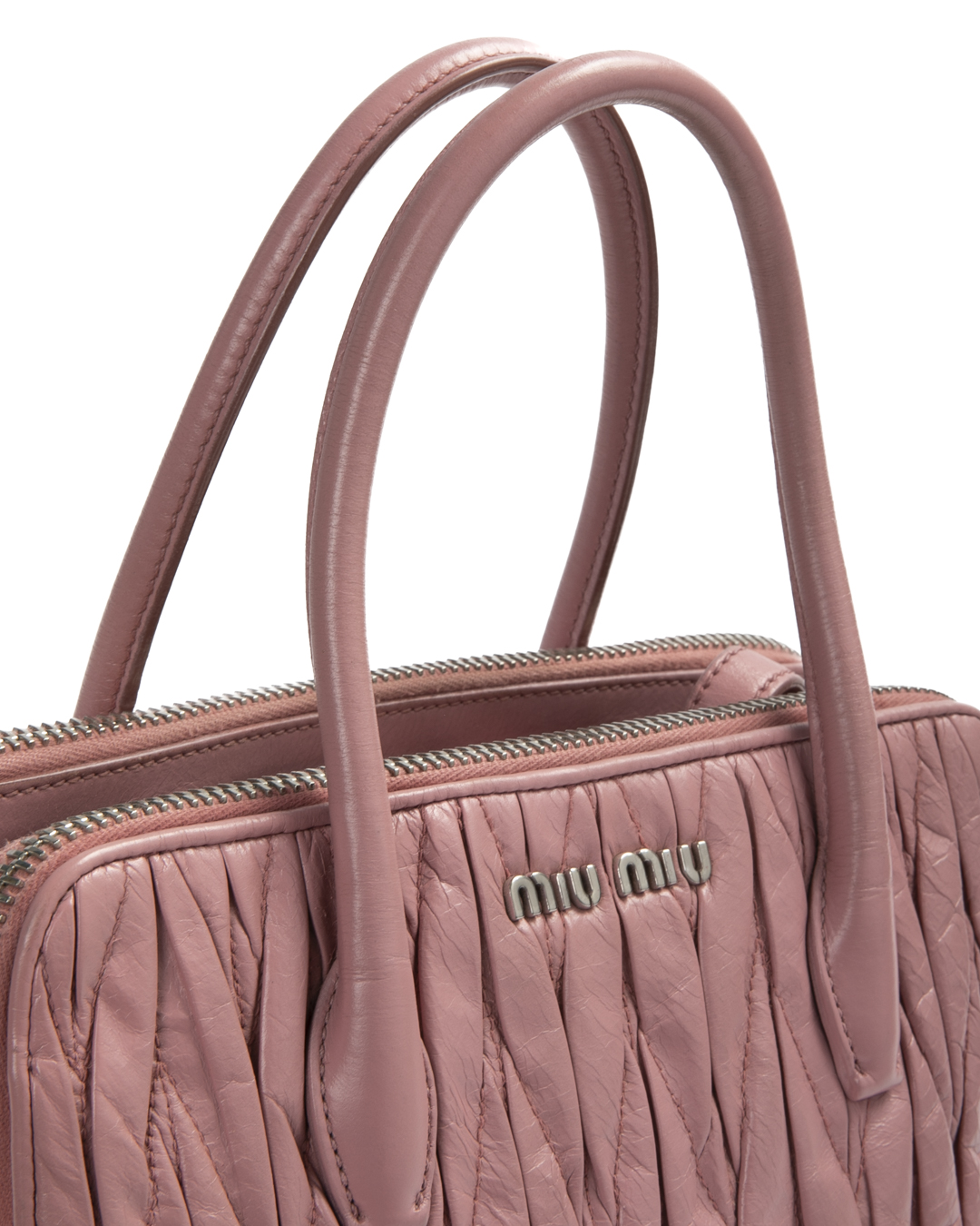 Alternative view of Miu Miu Tote Square Small Groffata Rosa