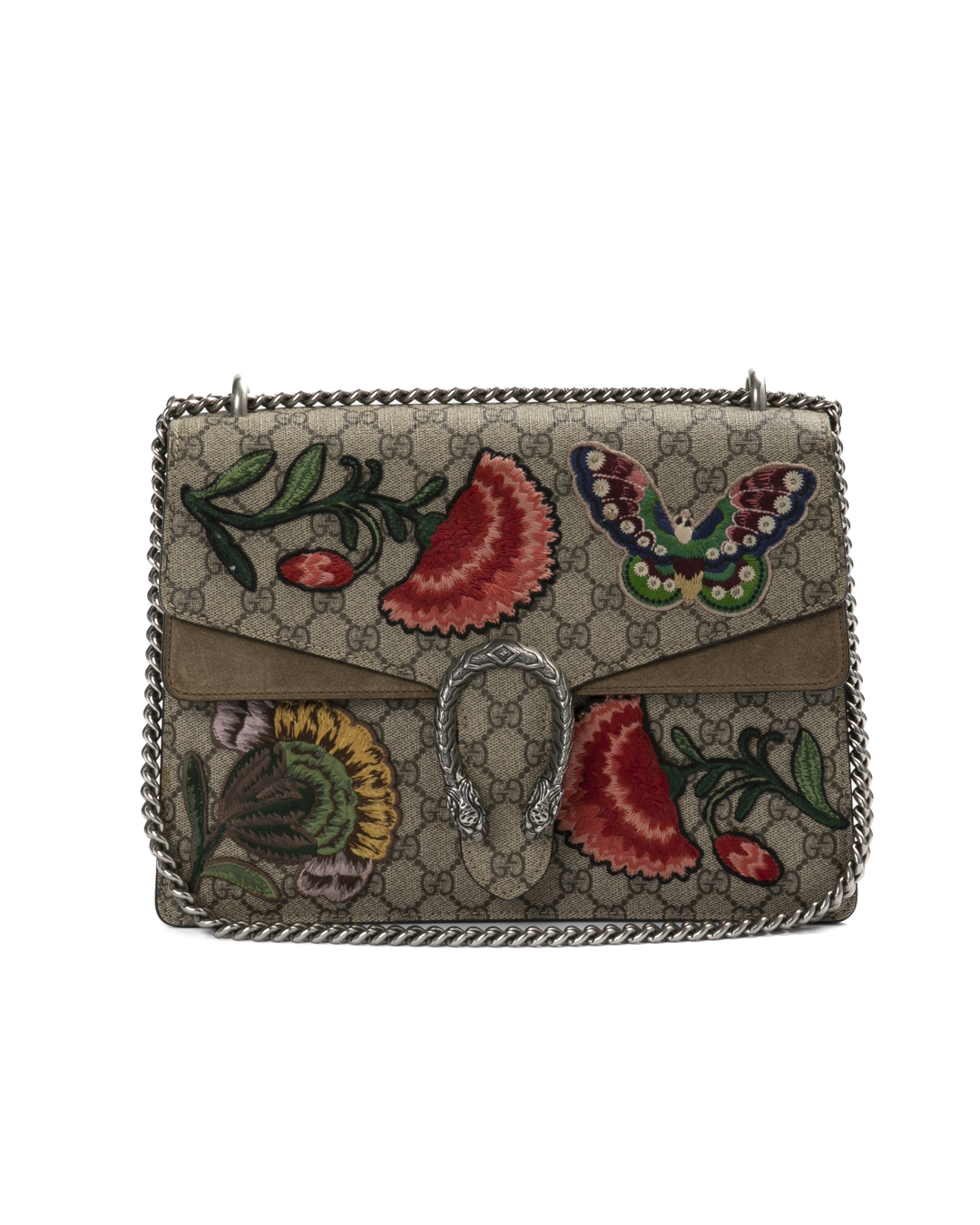 Gucci Dionysus Flowers Large GG Supreme Beige