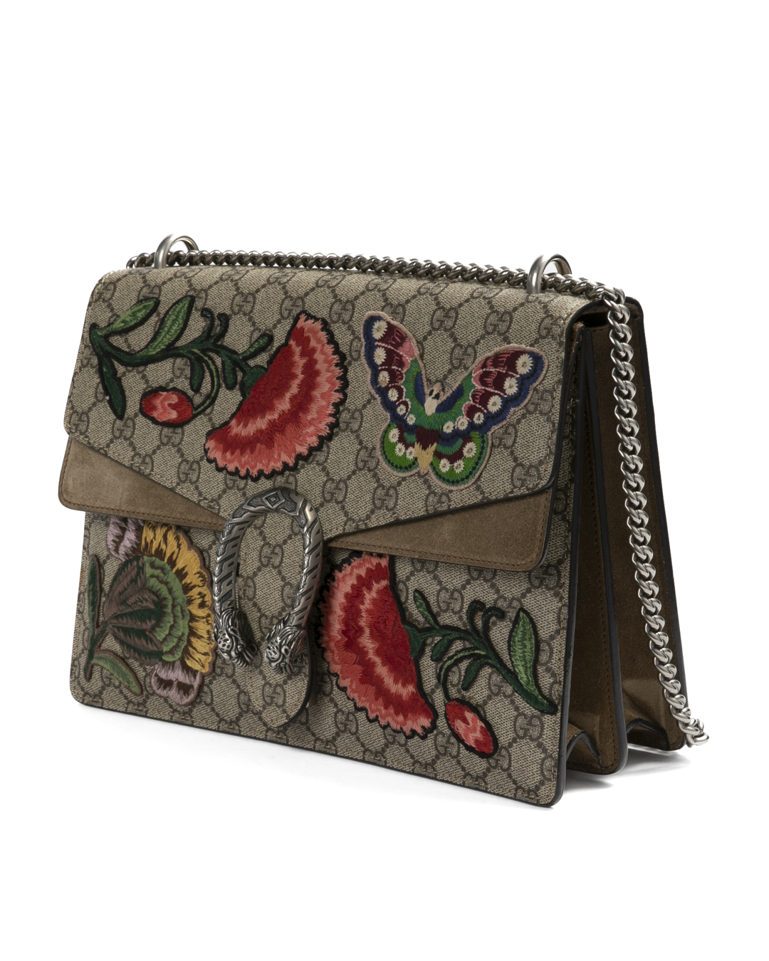 Alternative view of Gucci Dionysus Flowers Large GG Supreme Beige