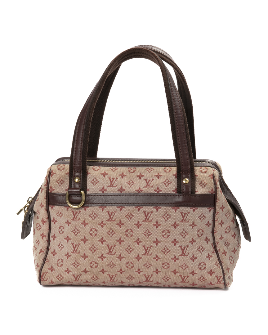 Louis Vuitton Josephine PM Monogram Mini Lin Bordeaux