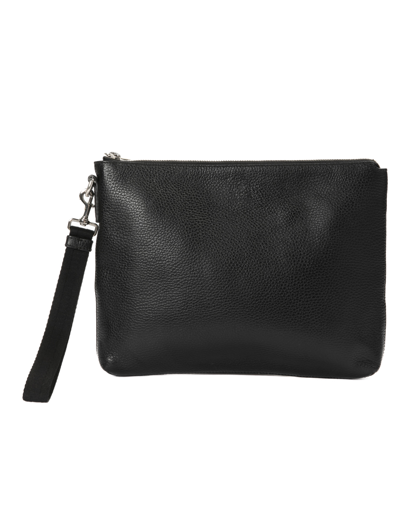 Gucci Pochette Medium Granulata Nera