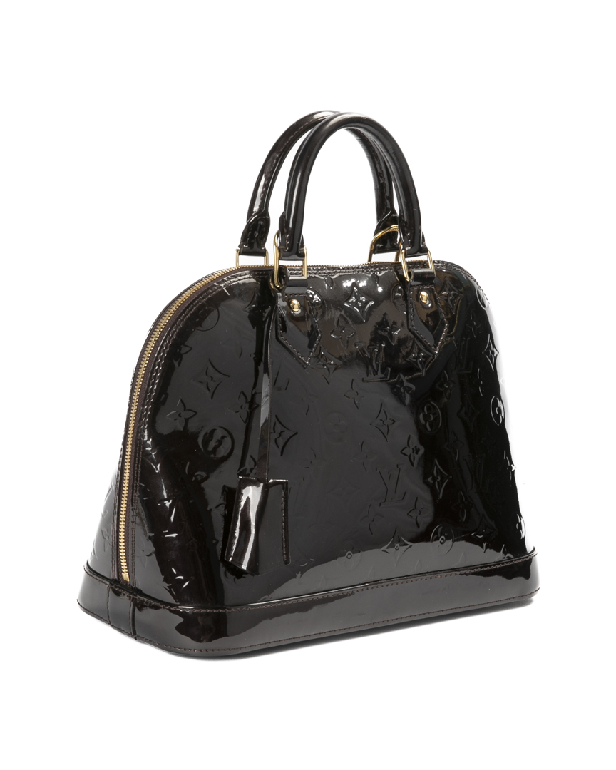 Alternative view of Louis Vuitton Alma PM Vernice Amaranto