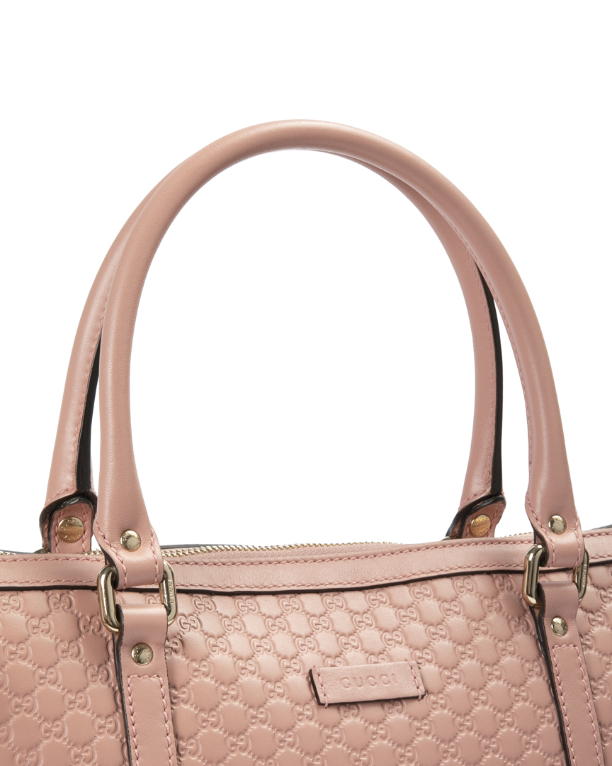 Alternative view of Gucci Shopper Medium GG Microgussima Rosa
