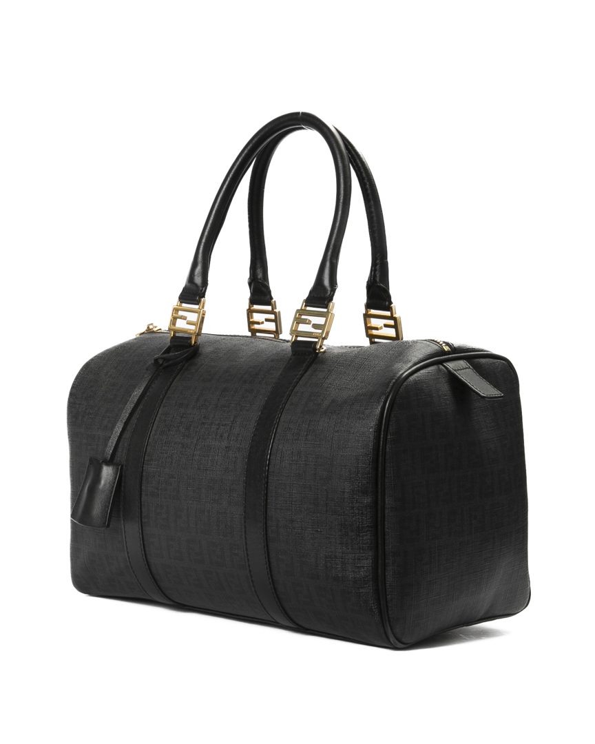 Alternative view of Fendi Boston Medium FF Logomania Nera