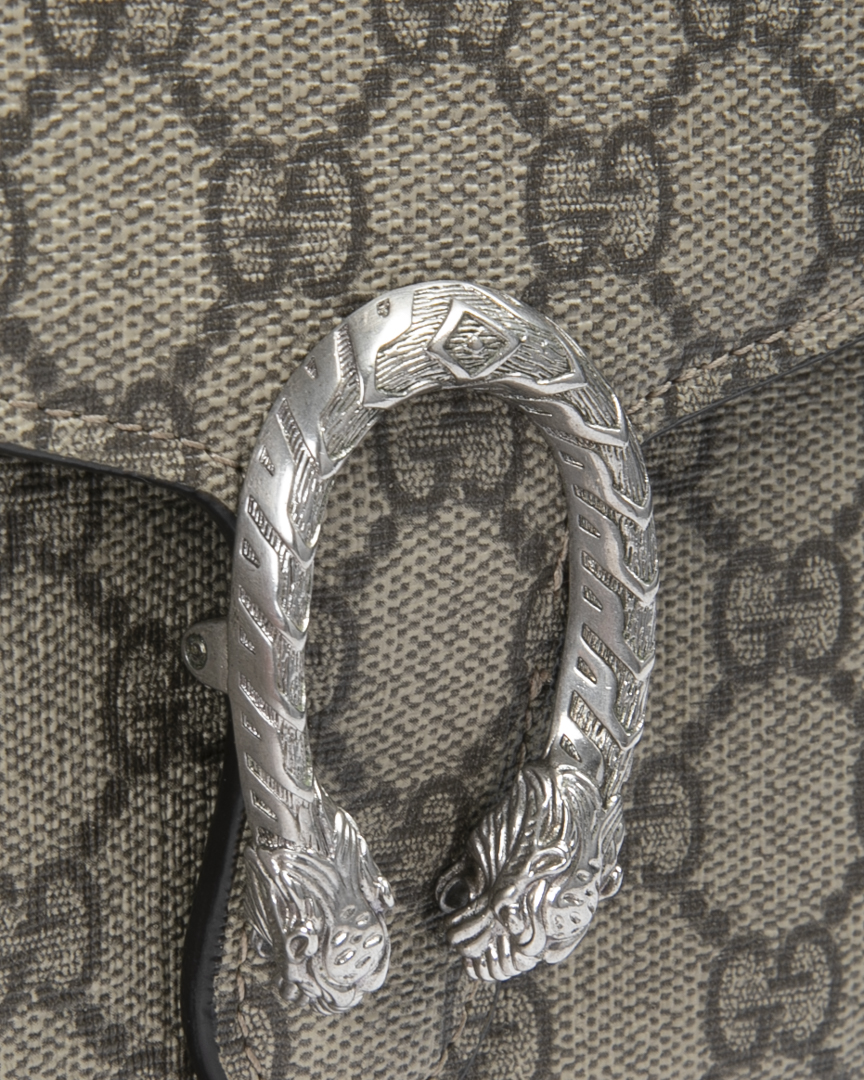Alternative view of Gucci Dionysus Wallet On Chain GG Supreme Marrone