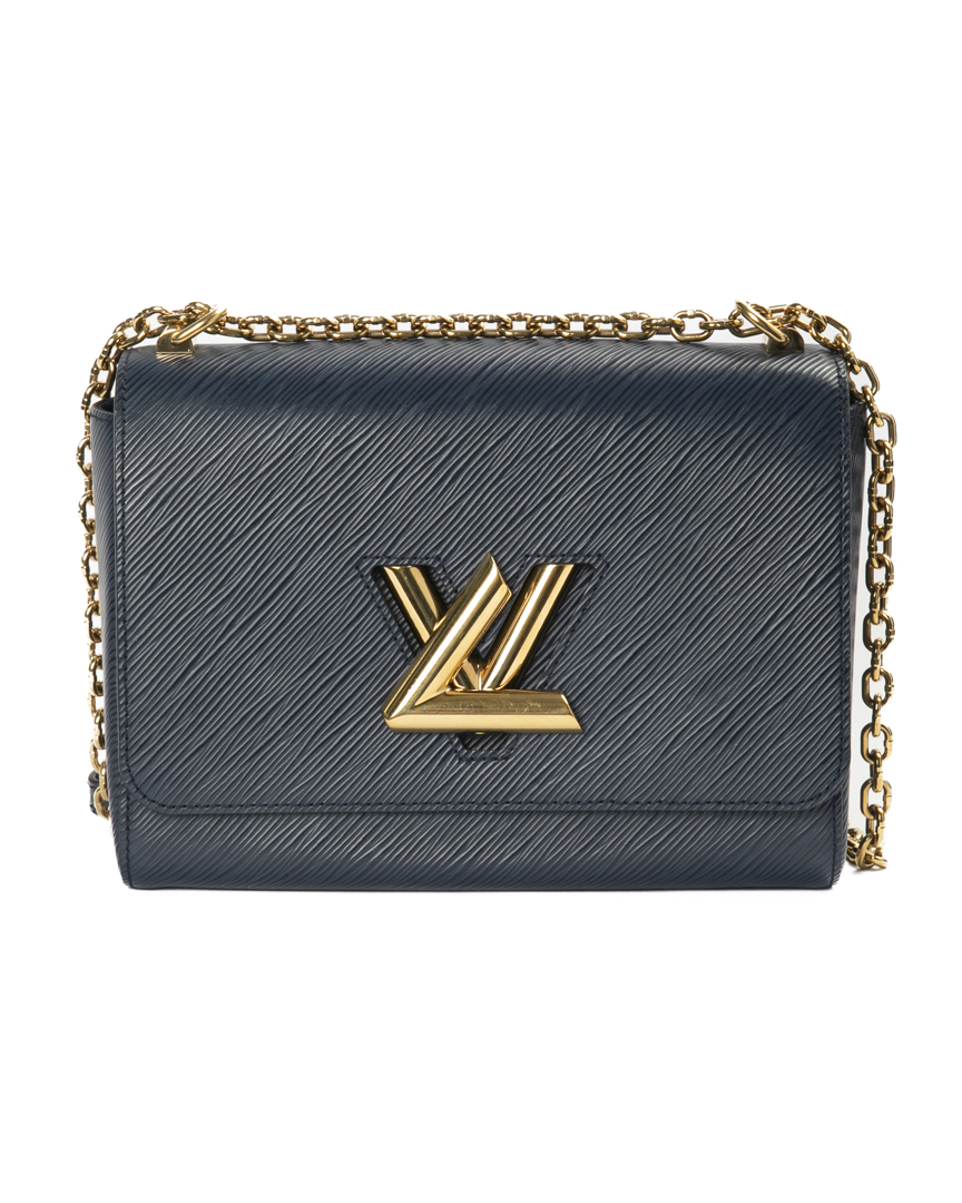 Louis Vuitton Twist MM Pelle Epi Blu Notte