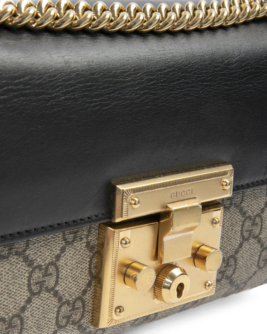 Alternative view of Gucci Padlock Mini GG Supreme Nero