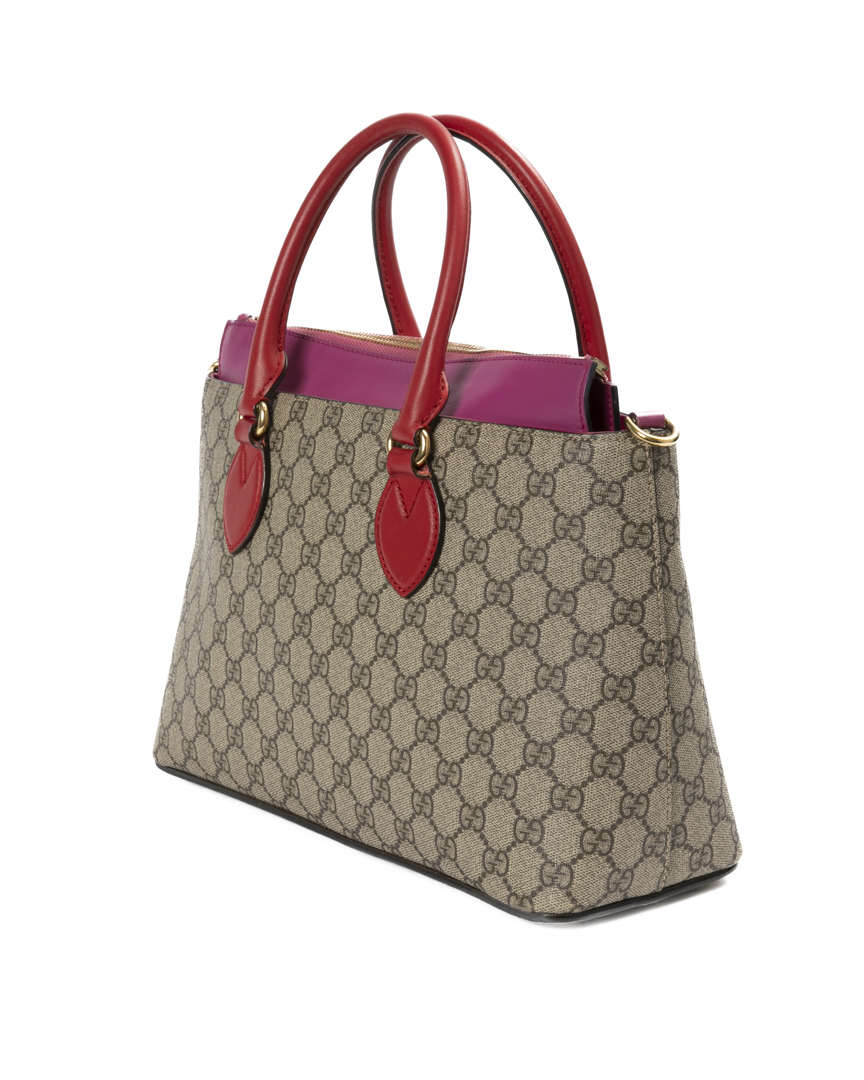 Alternative view of Gucci Convertible Linea A Medium GG Supreme Bicolor