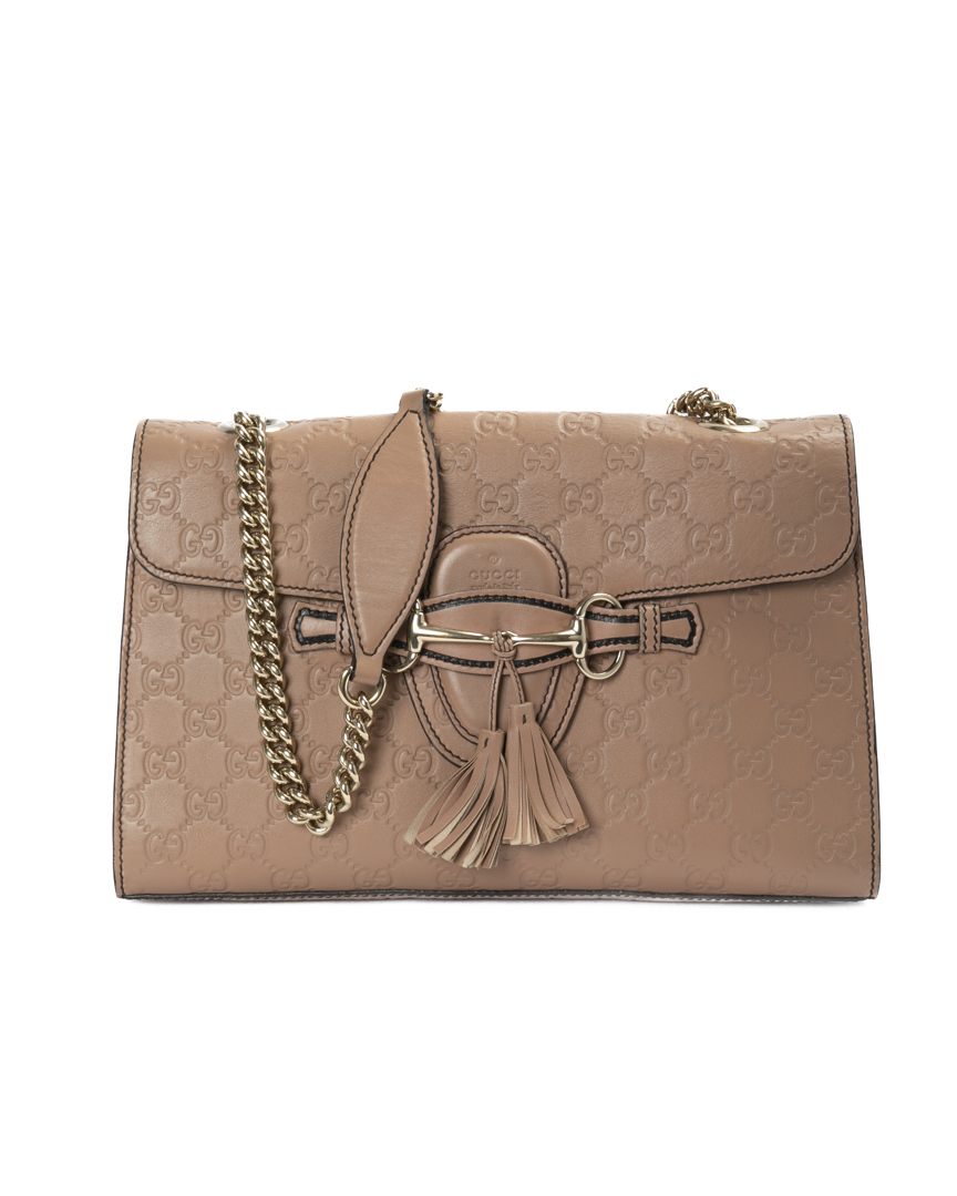 Alternative view of Gucci Emily Medium GG Guccissima Rosa