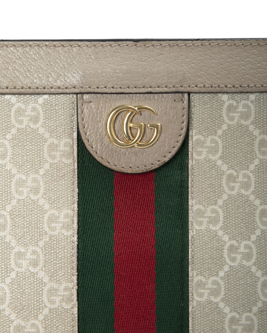Alternative view of Gucci Pochette Ophidia Medium GG Supreme Beige