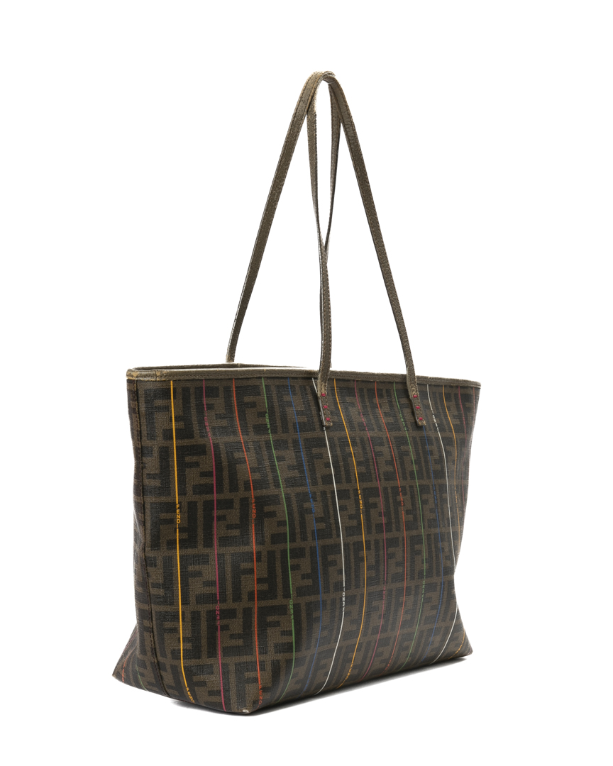 Alternative view of Fendi Roll Bag Medium Multicolor Marrone