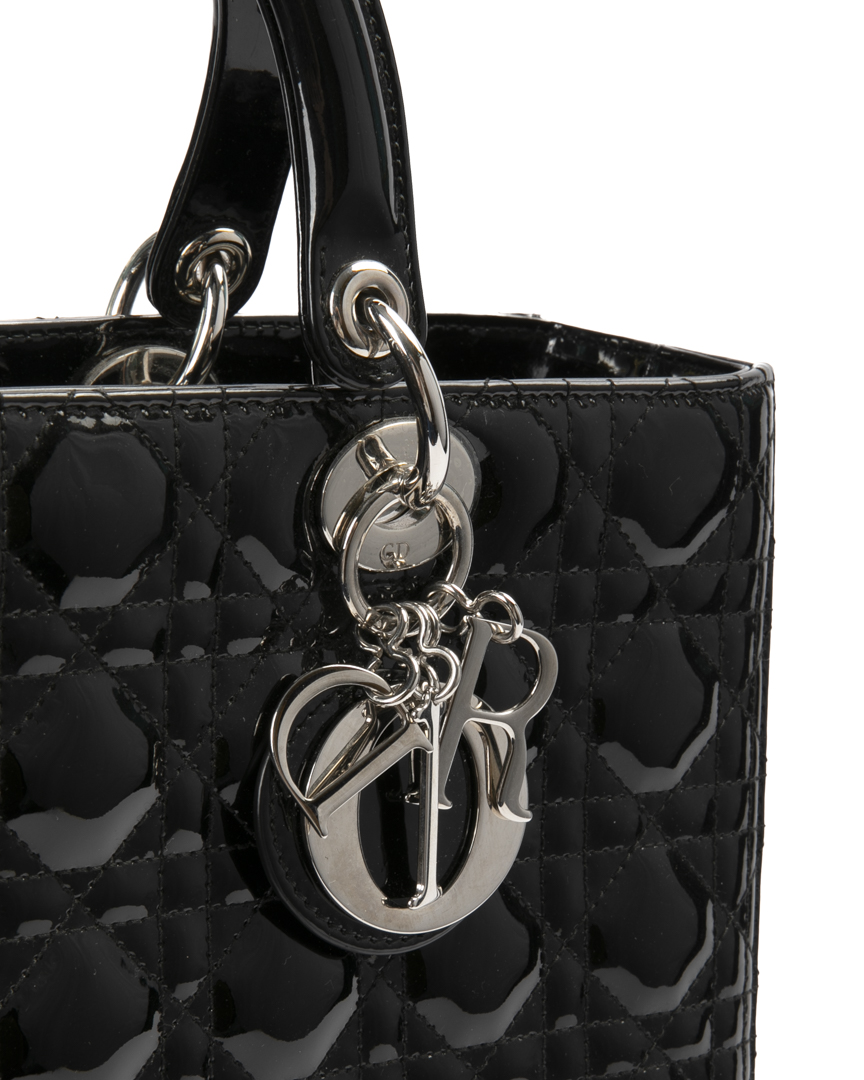 Alternative view of Dior Lady Large Vintage Cannage Nera