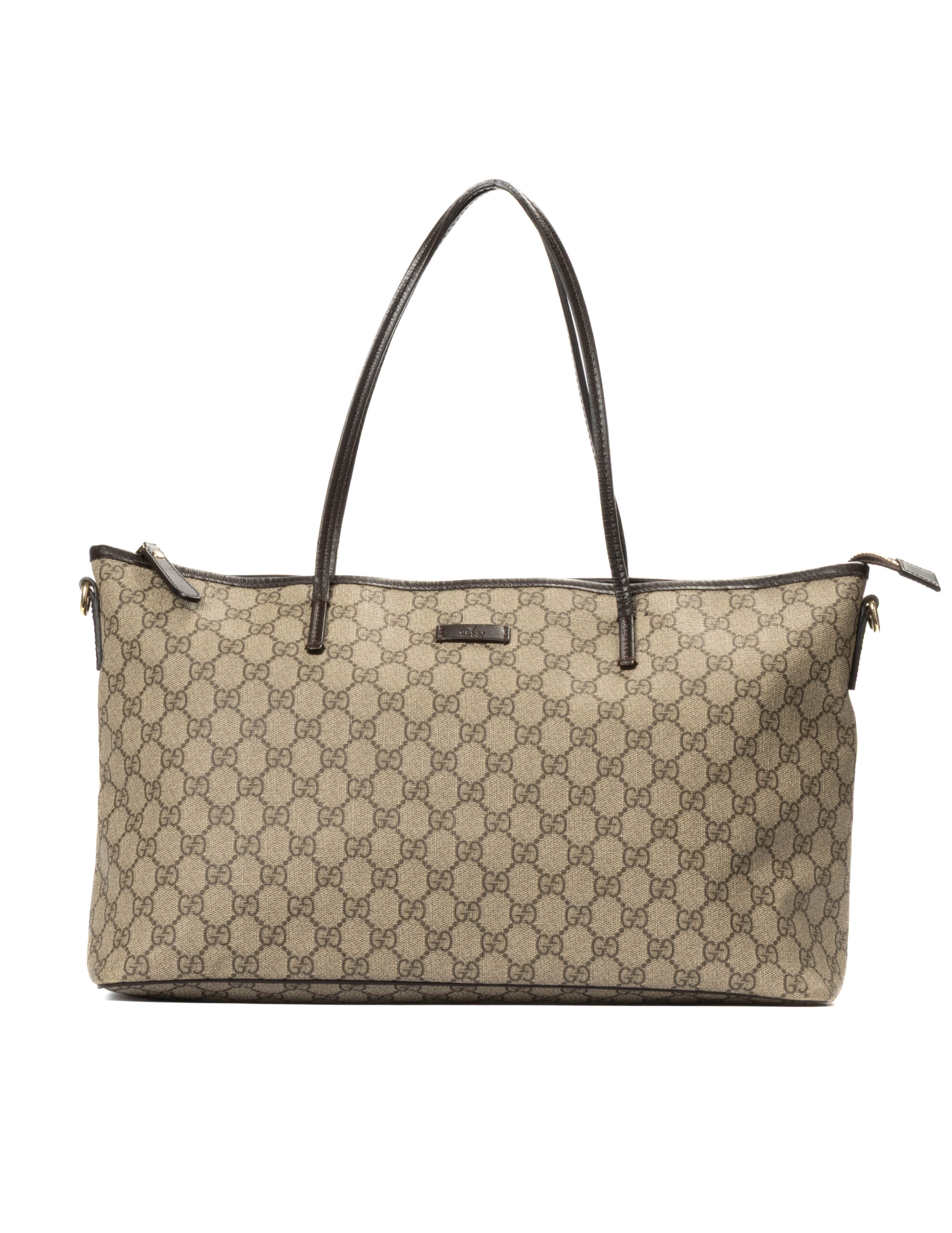Gucci Tote Large GG Supreme Marrone