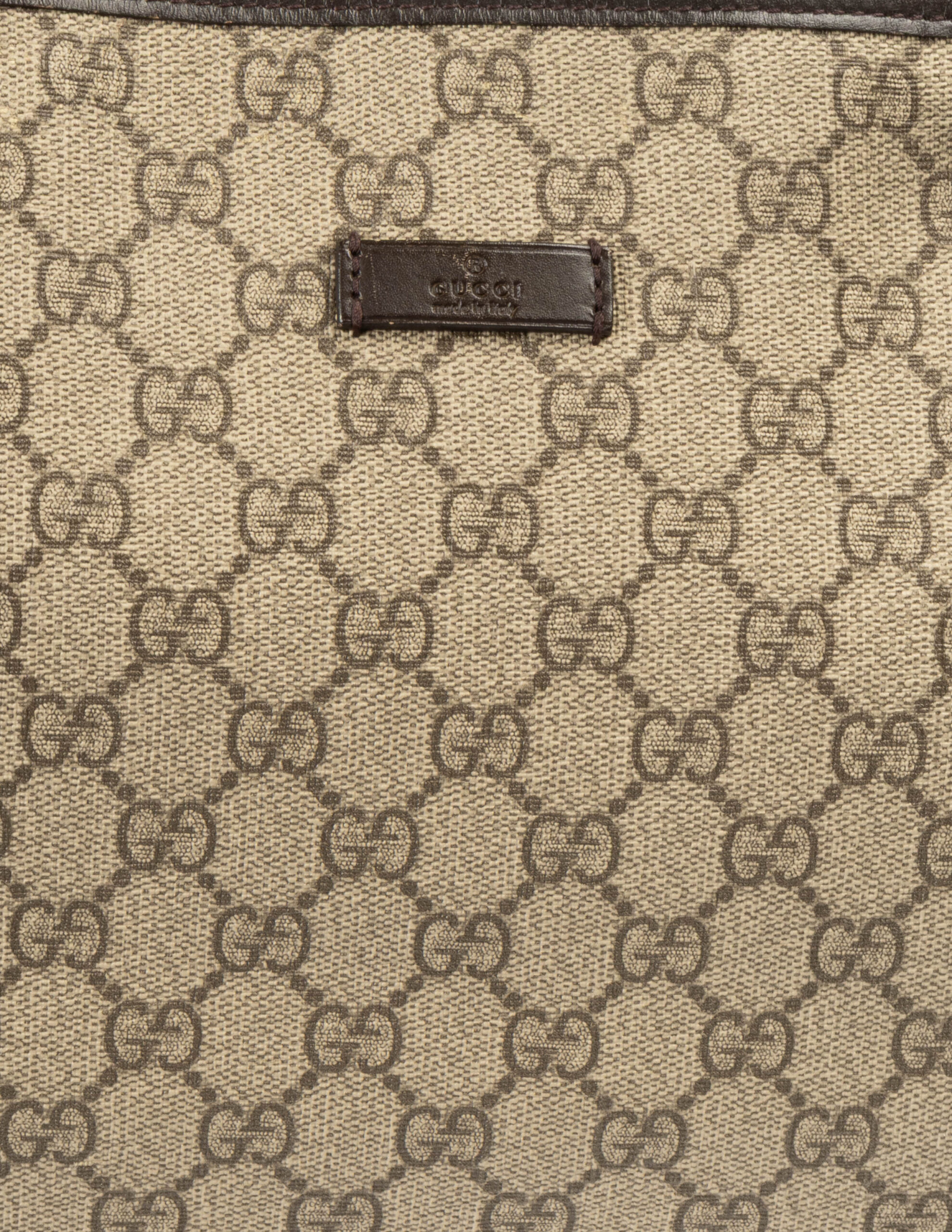 Alternative view of Gucci Tote Large GG Supreme Marrone