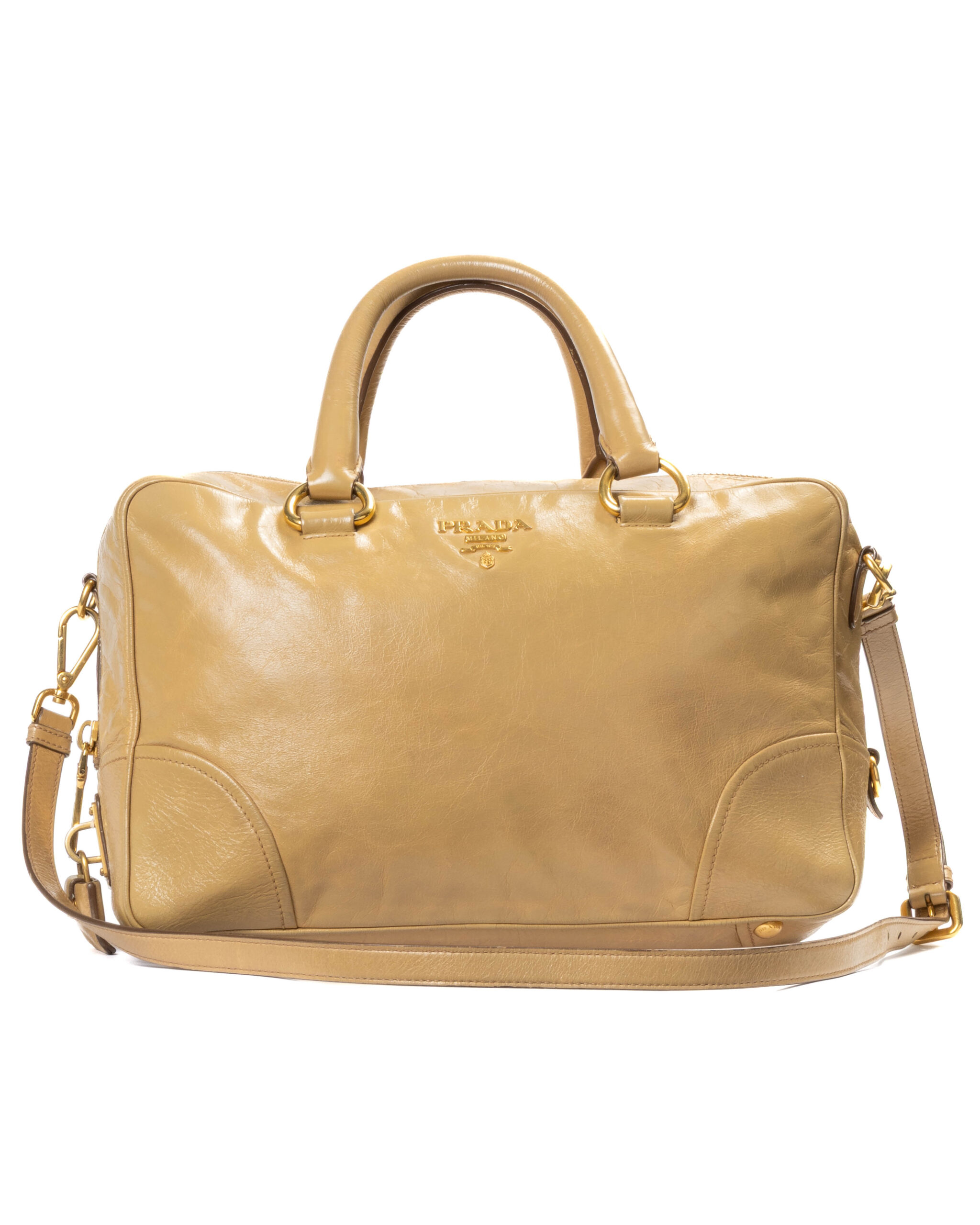 Prada Tote Horizontal Medium Beige