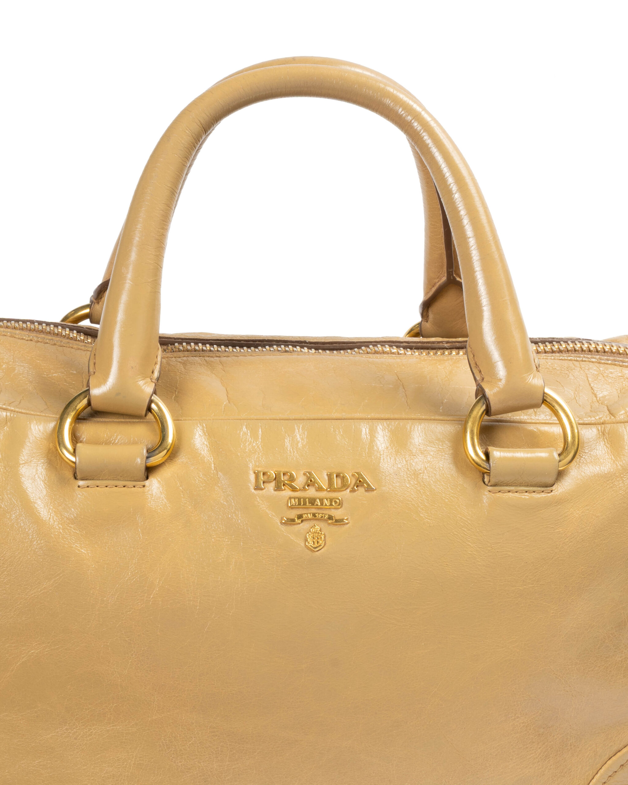 Alternative view of Prada Tote Horizontal Medium Beige