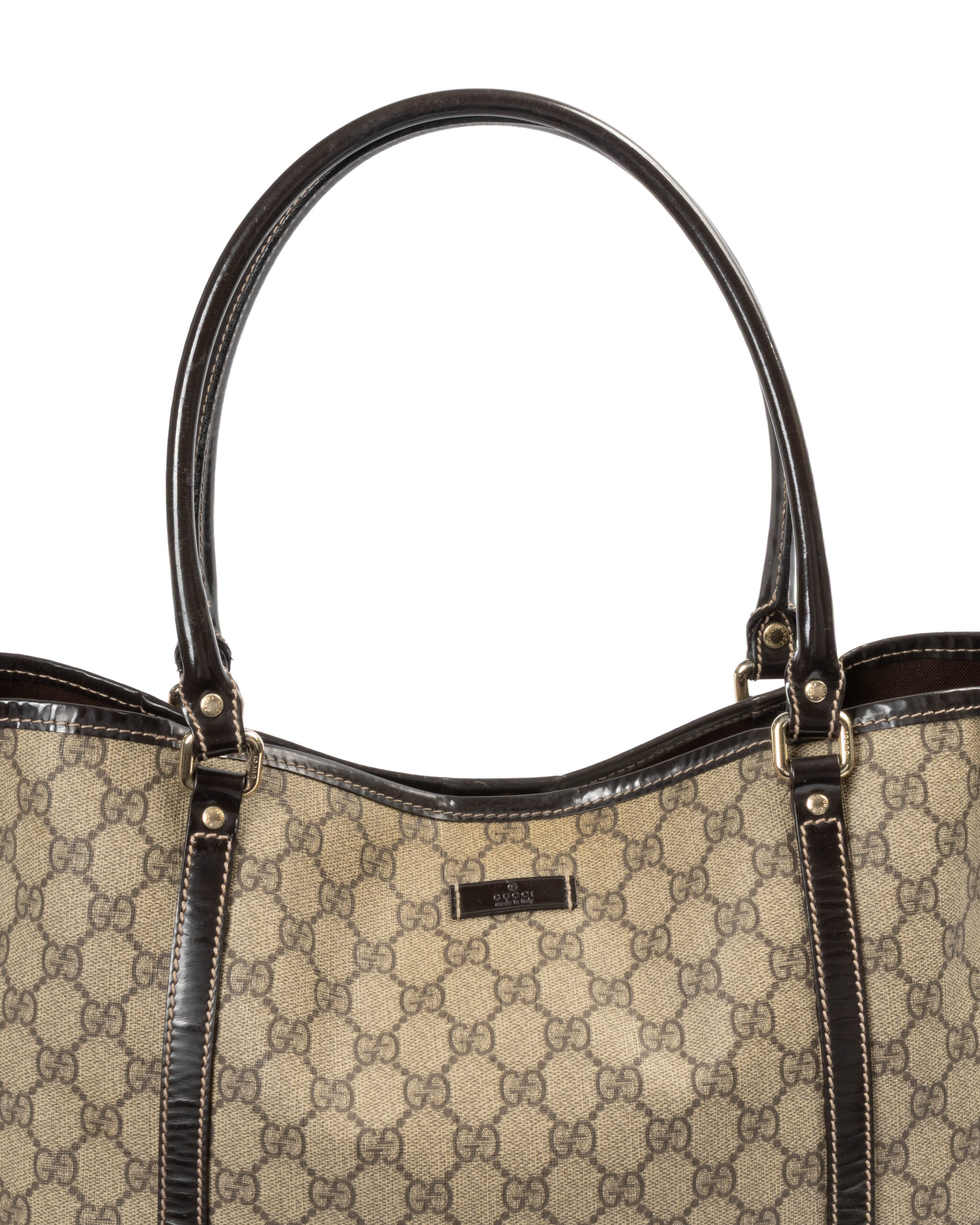 Alternative view of Gucci Tote Medium GG Supreme Marrone