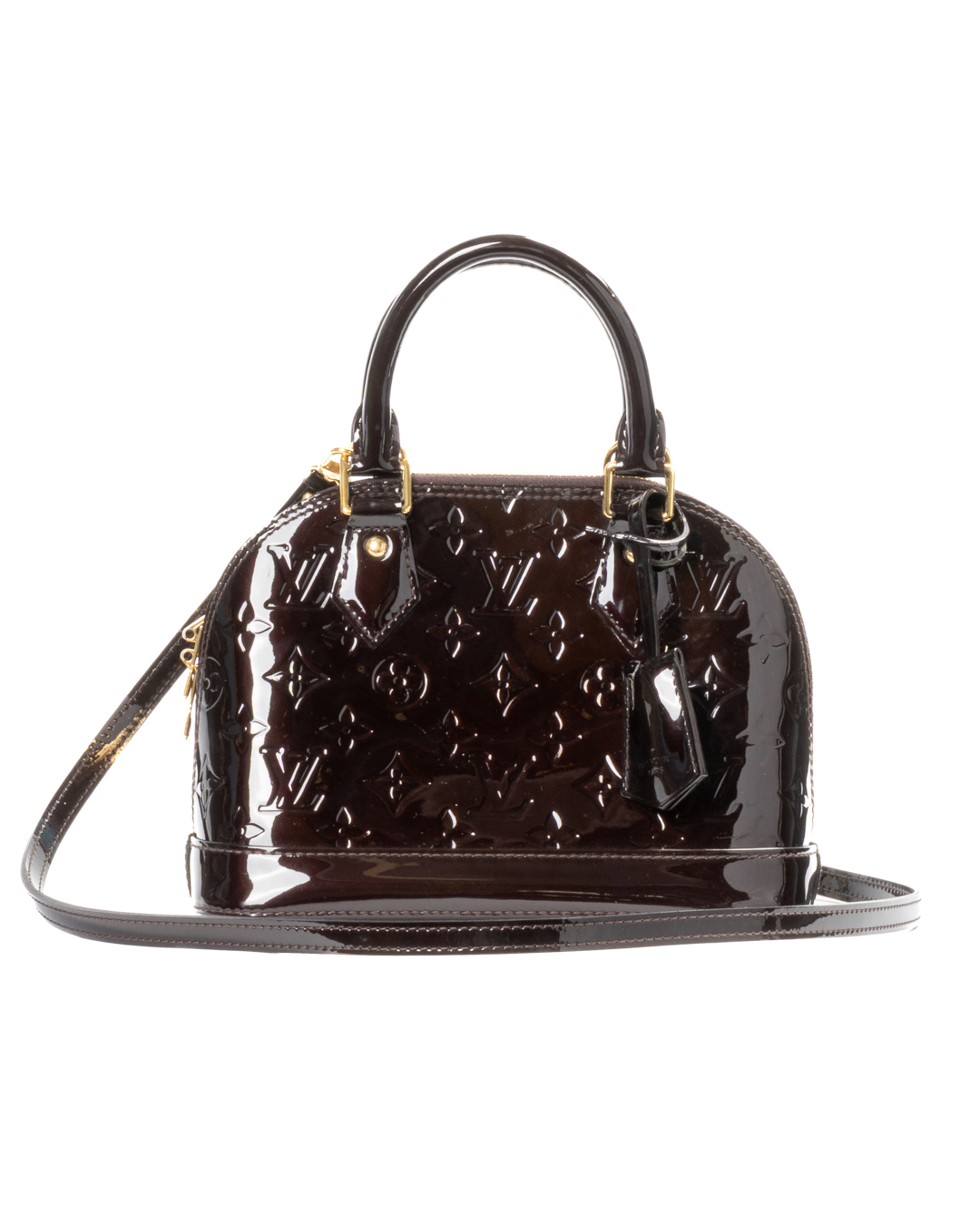 Louis Vuitton Alma BB Vernice Amaranto
