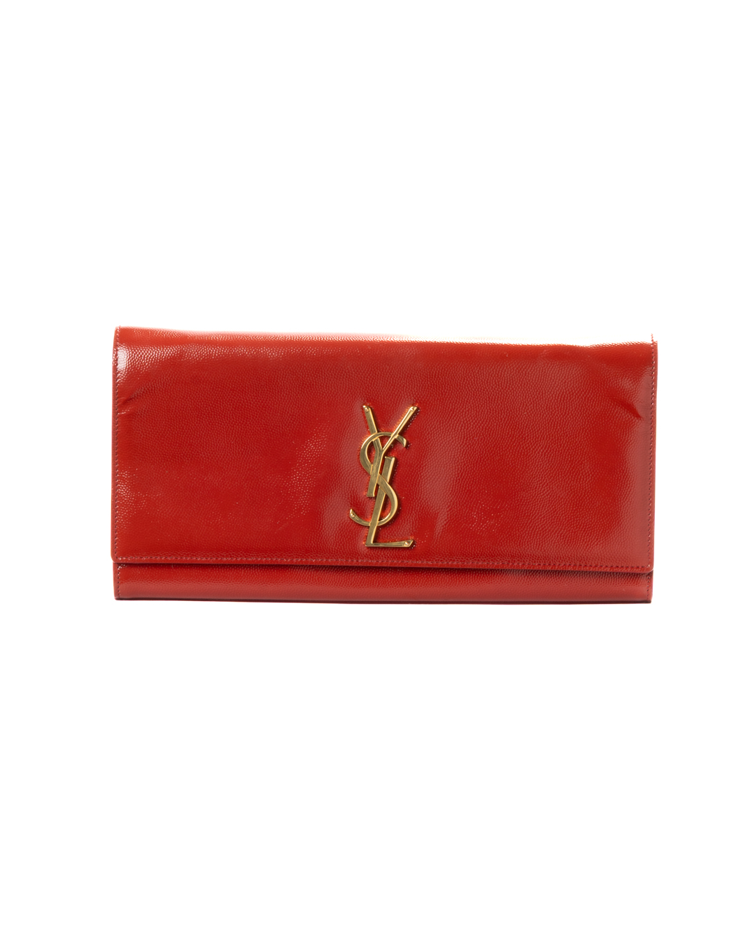 Saint Laurent Pochette Kate Medium Vernice Rossa