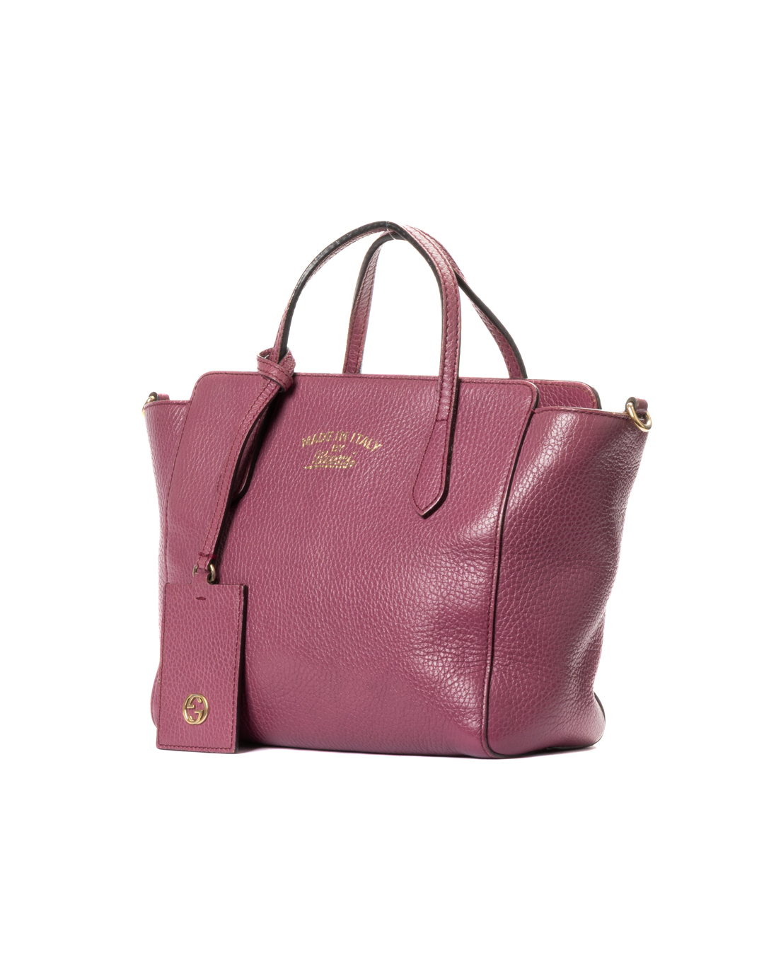 Alternative view of Gucci Tote Swing Small Granulata Viola