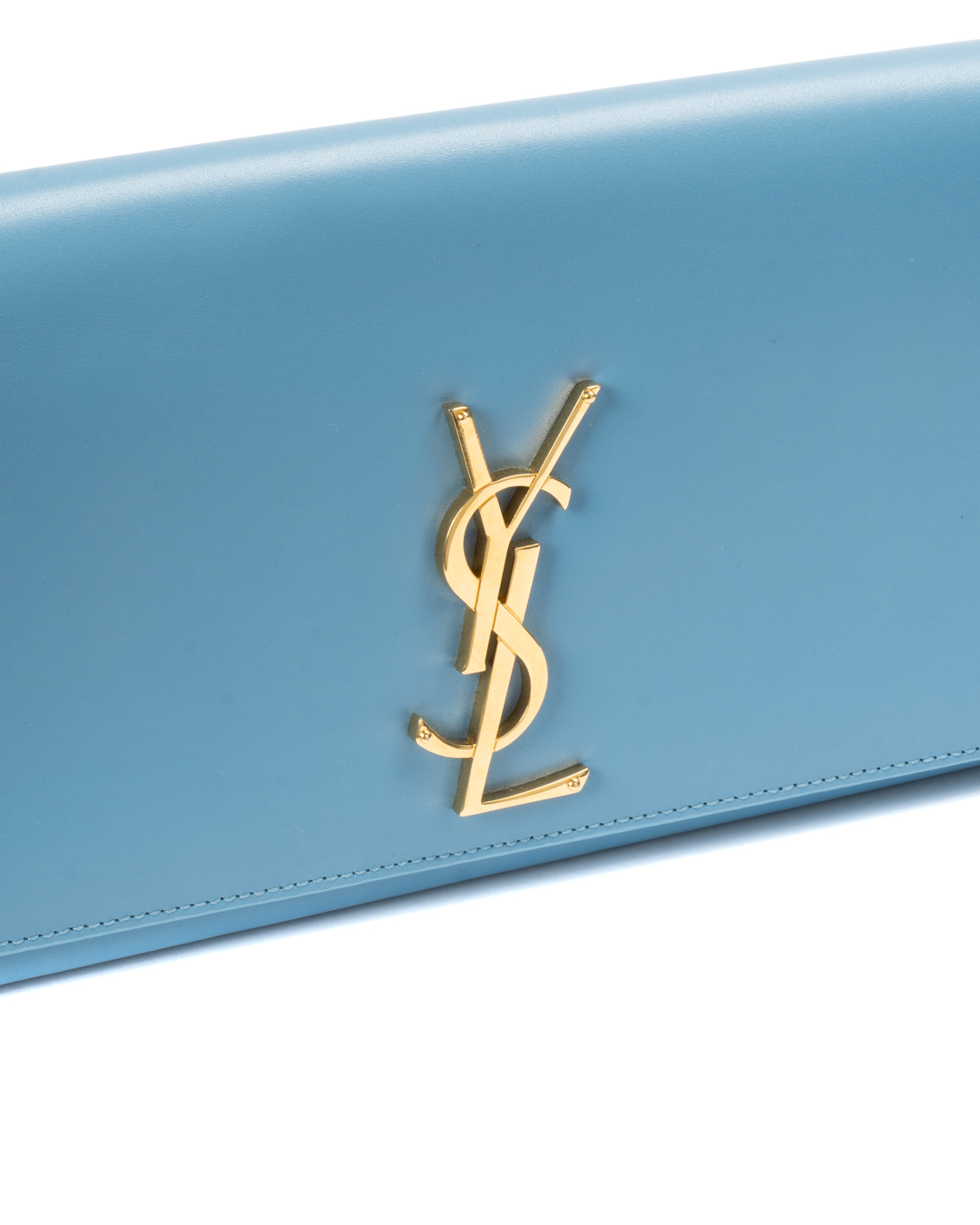 Alternative view of Saint Laurent Kate Medium Azzurra