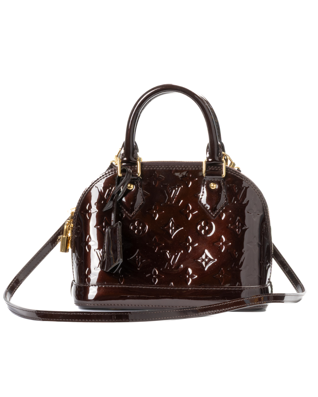 Louis Vuitton Alma BB Vernice Amaranto