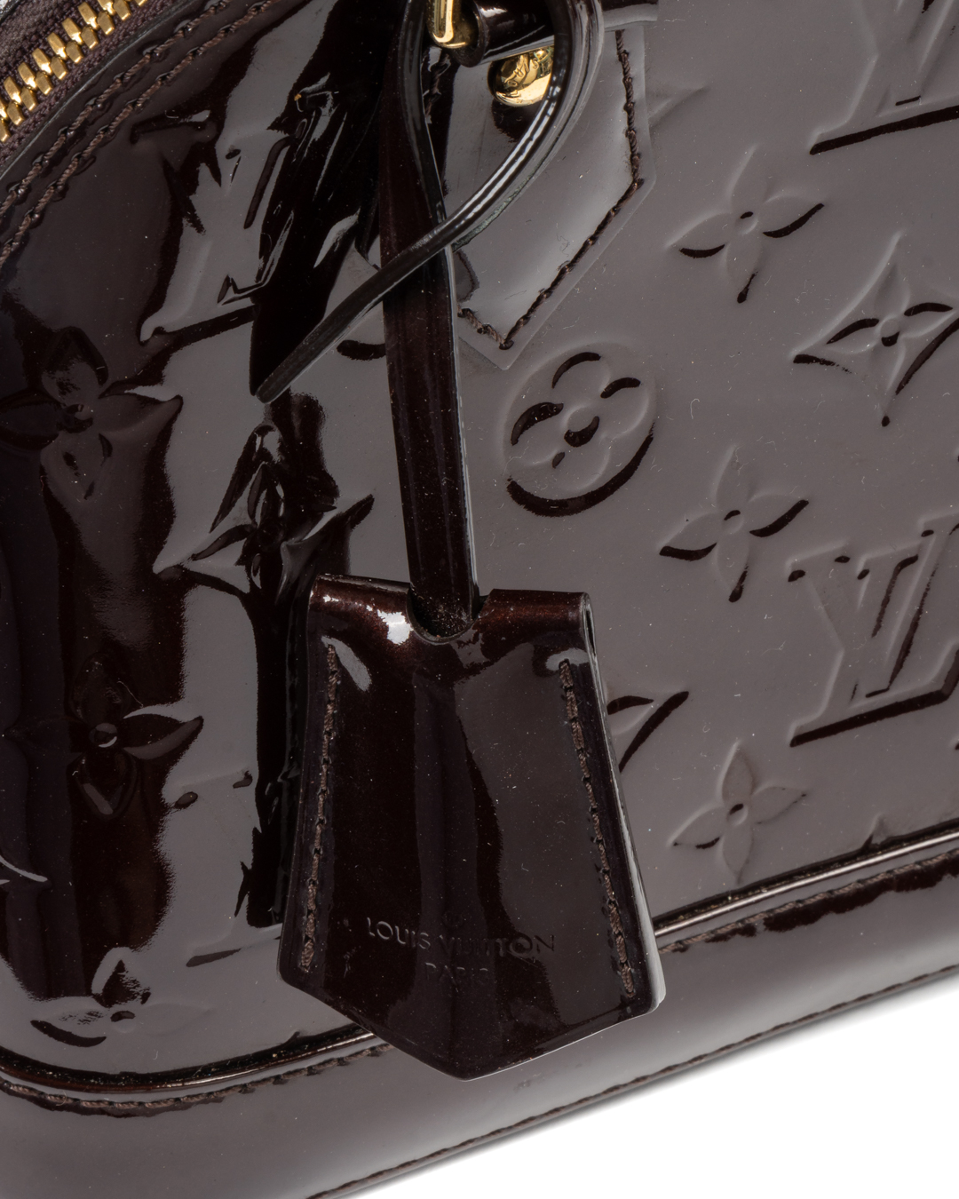 Alternative view of Louis Vuitton Alma BB Vernice Amaranto