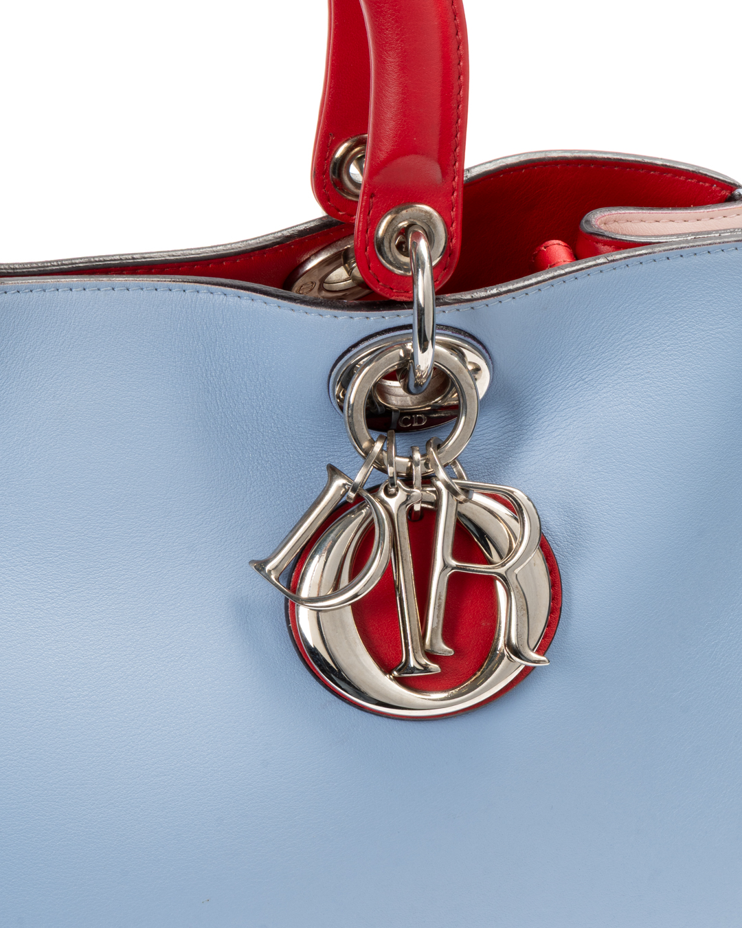 Alternative view of Dior Diorissima Tote Medium Tricolor Azzurra