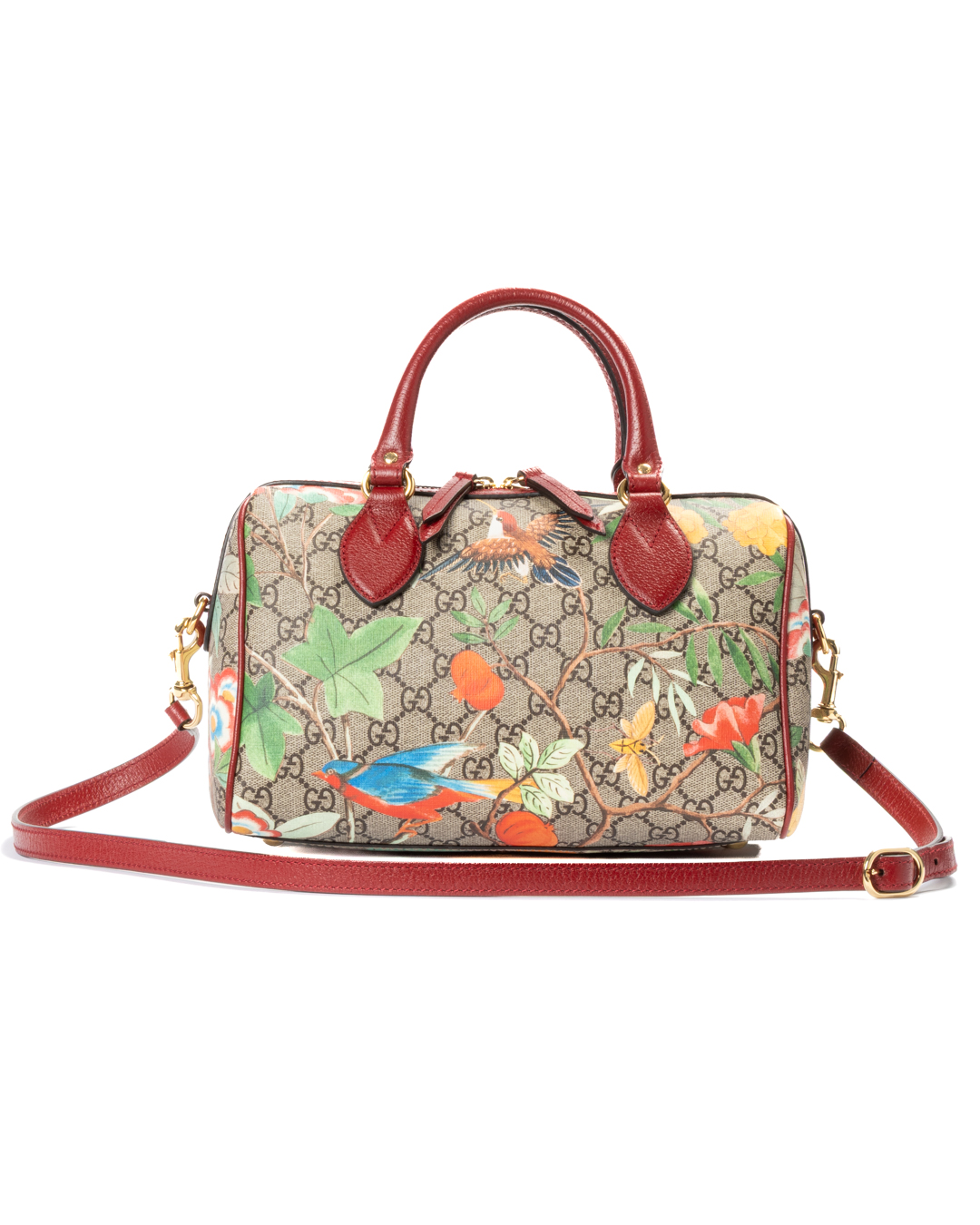 Alternative view of Gucci Boston Tian GG Supreme Floreale Rosso