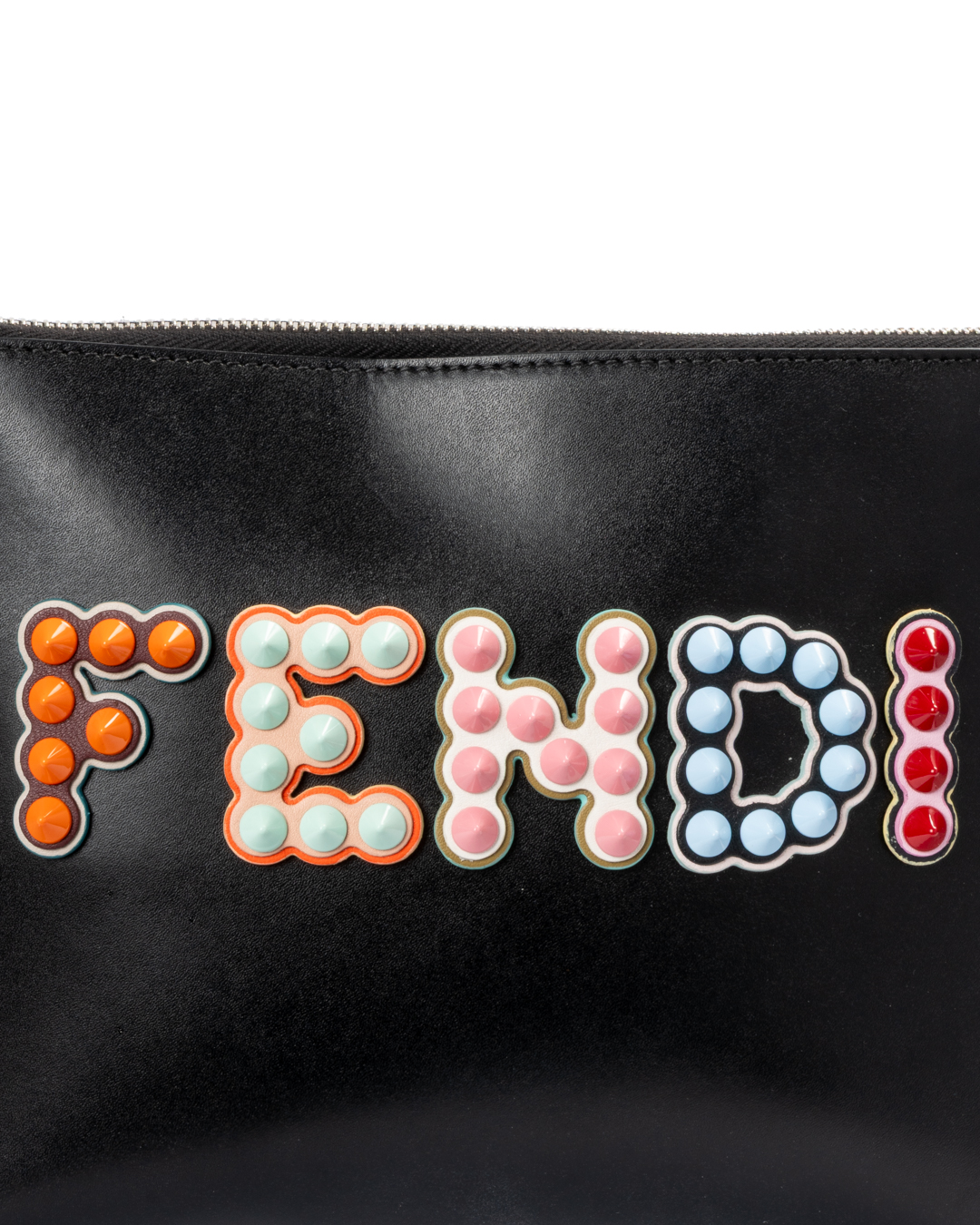 Alternative view of Fendi Pochette Fun Fair Small Borchie Nera