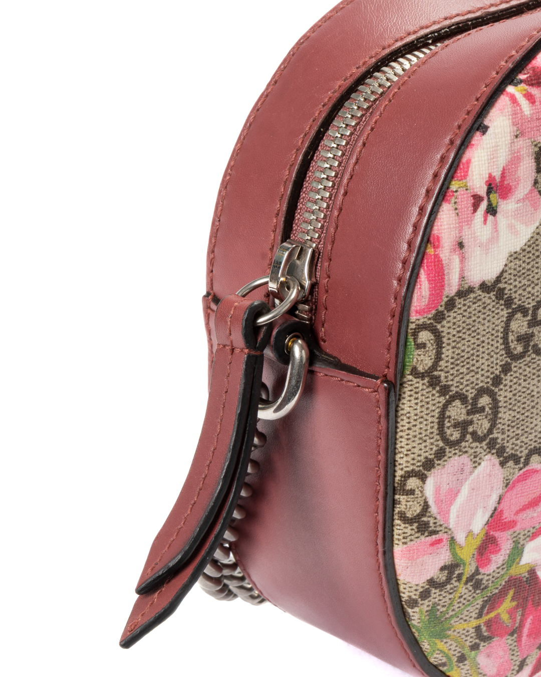 Alternative view of Gucci Camera Bag Blooms GG Supreme Burgundy