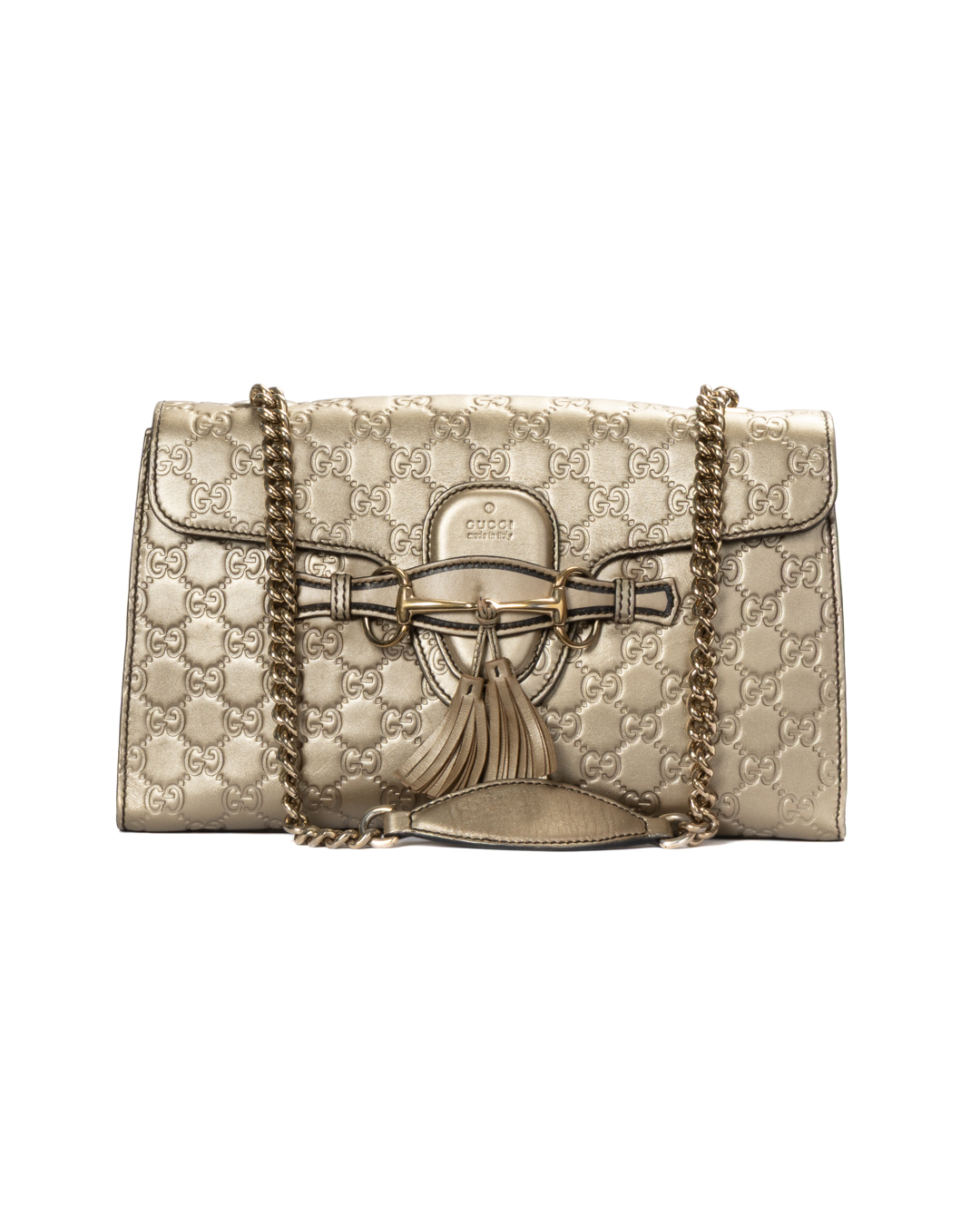 Gucci Emily Medium Laminata Oro