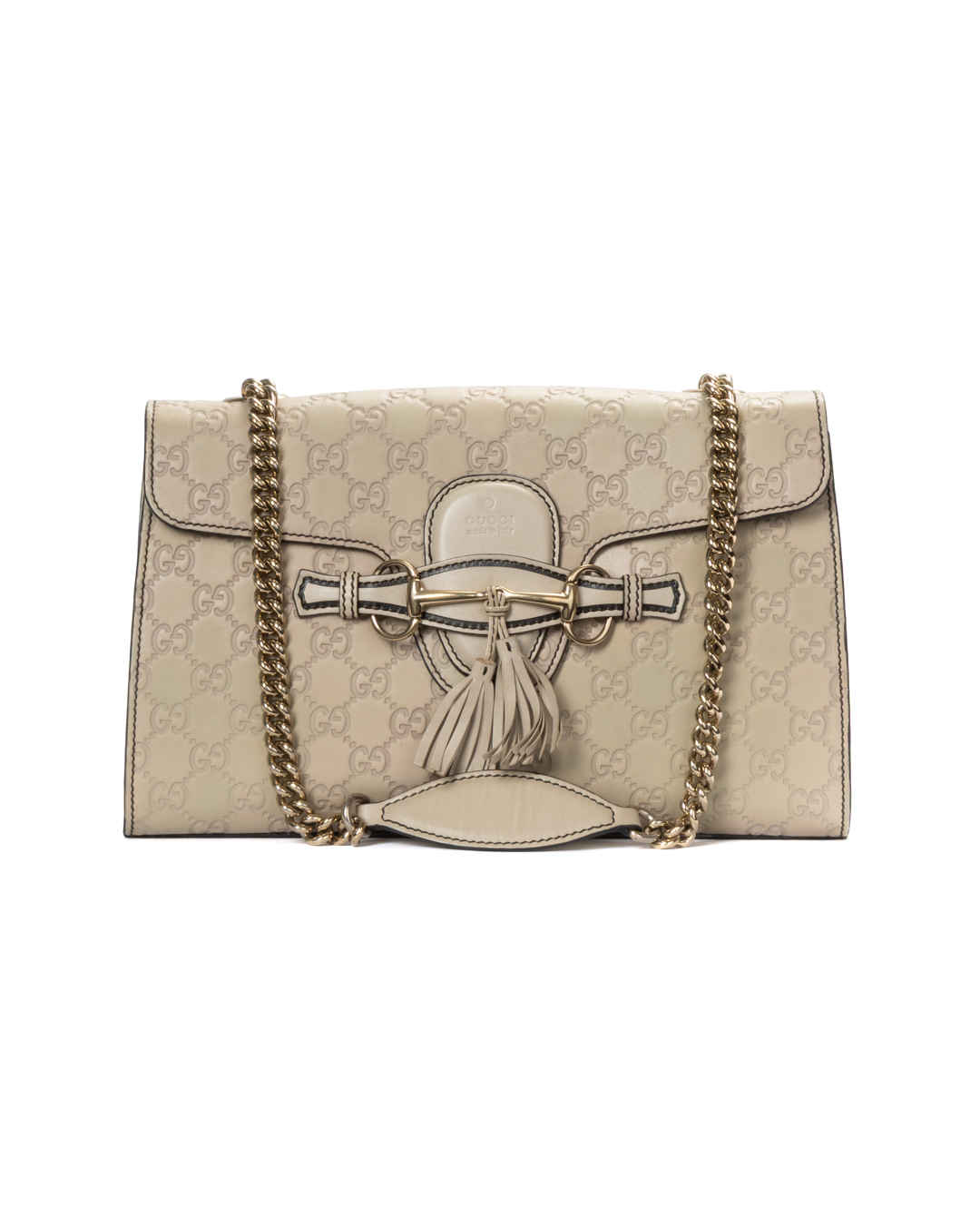 Gucci Emily Medium GG Guccissima Beige