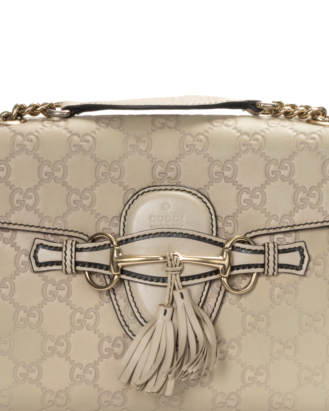 Alternative view of Gucci Emily Medium GG Guccissima Beige