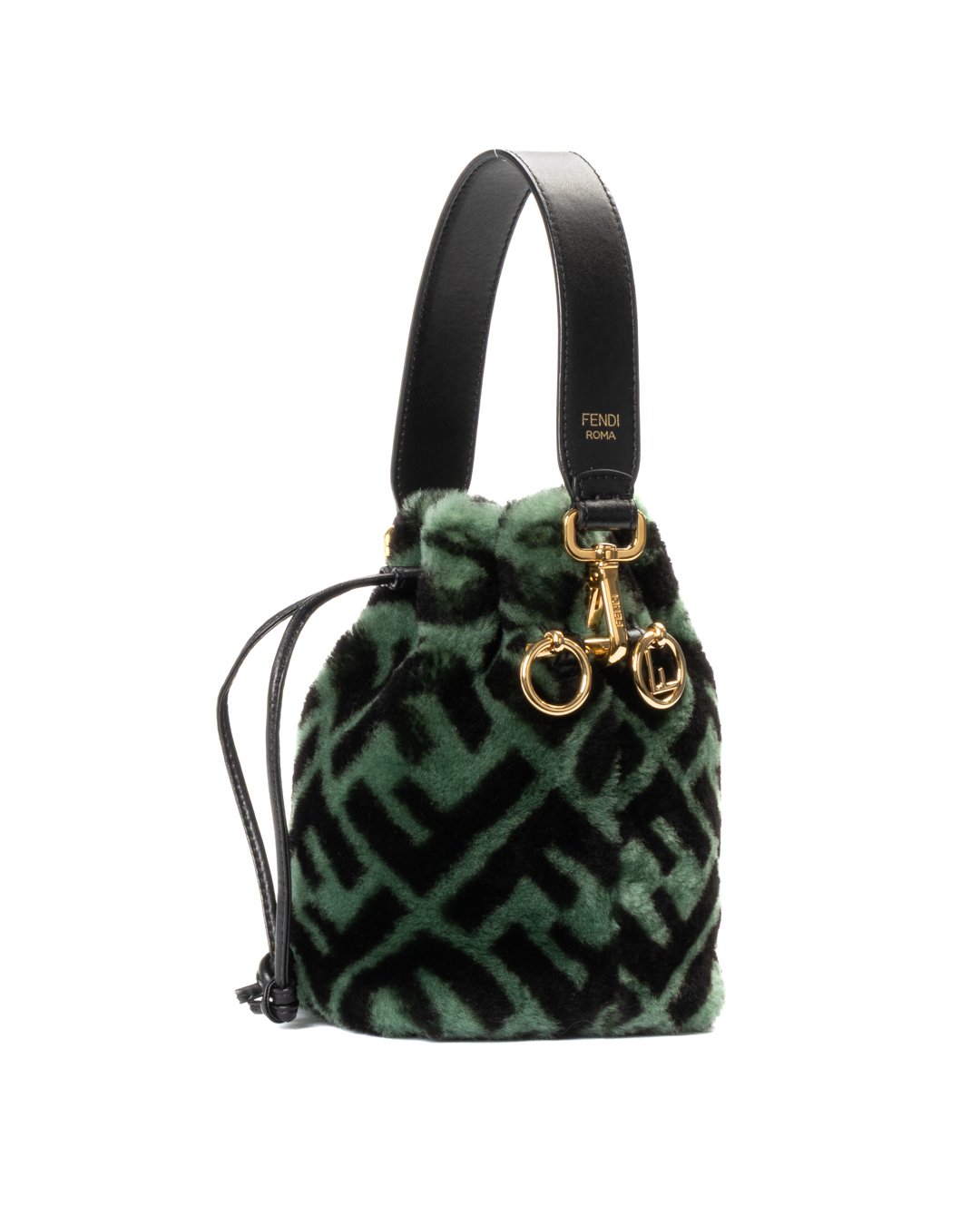 Alternative view of Fendi Mon Tresor Bucket Pelliccia Nero