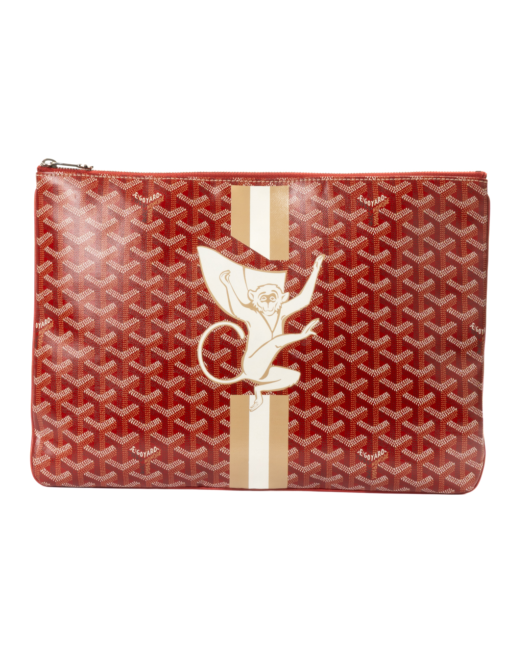 Goyard Clutch Medium Goyardine Rossa