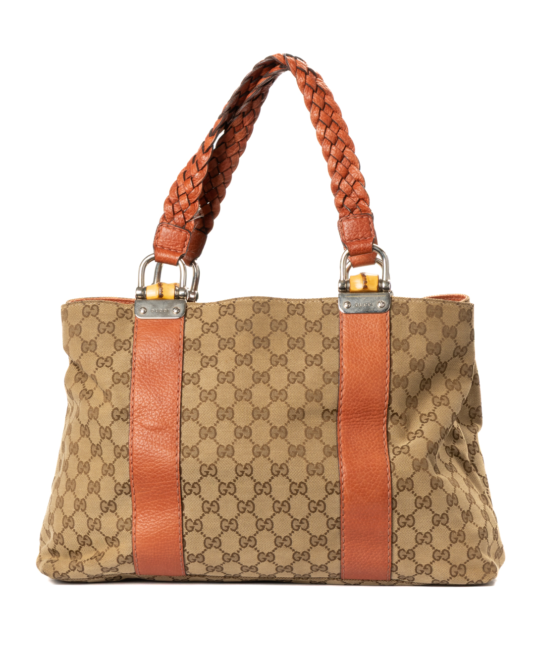 Gucci Shopper Tote Bamboo Medium Arancione