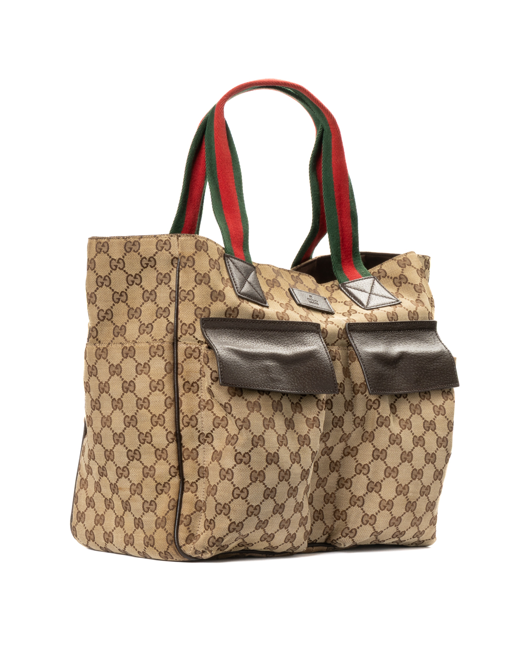 Alternative view of Gucci Tote Medium Canvas GG Supreme Marrone