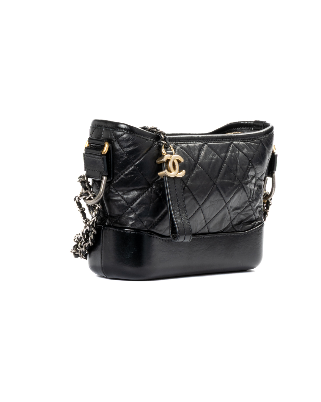 Alternative view of Chanel Gabrielle Mini Trapuntata Nero