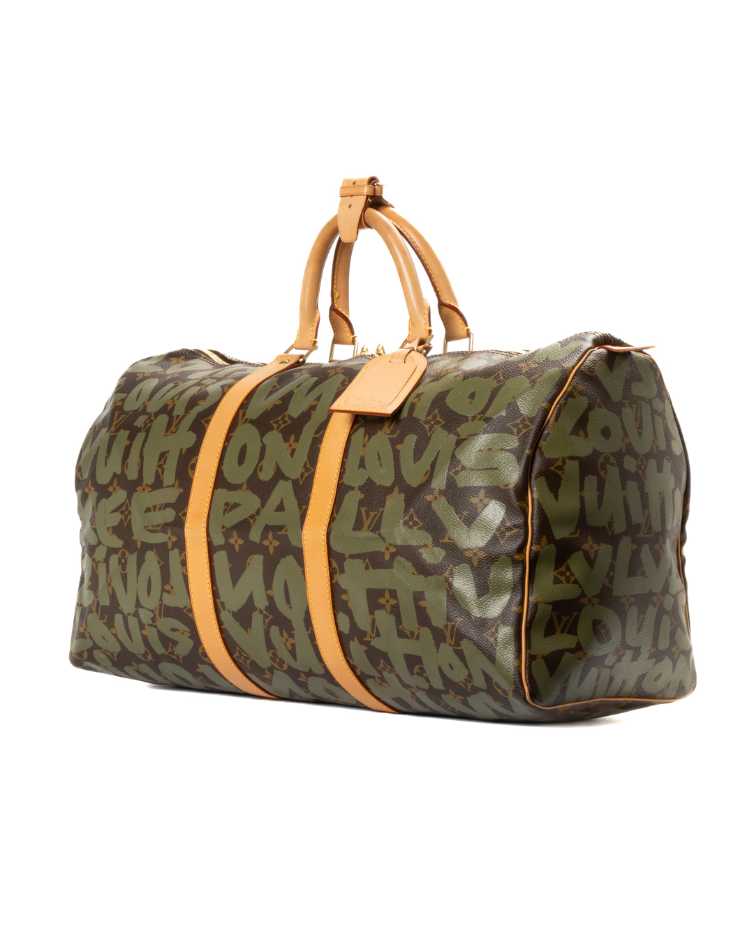 Alternative view of Louis Vuitton Keepall 50 Graffiti Verde Monogram