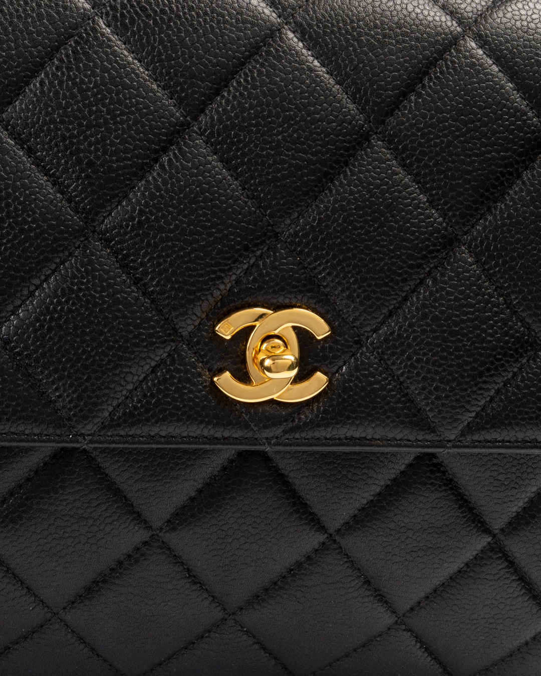 Alternative view of Chanel Square Flap Timeless Vintage Caviar Nera