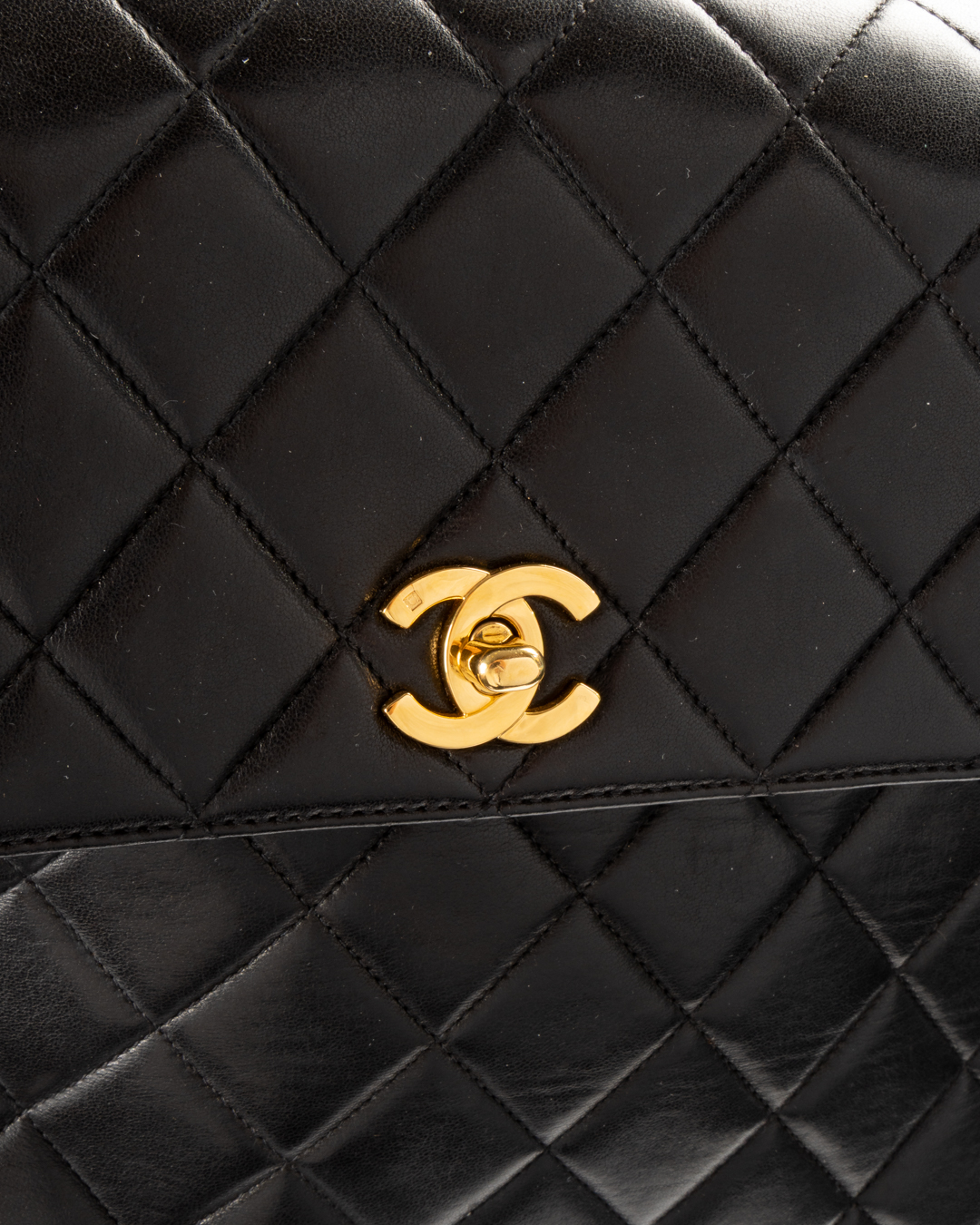 Alternative view of Chanel Trapeze Flap Timeless Vintage Nera