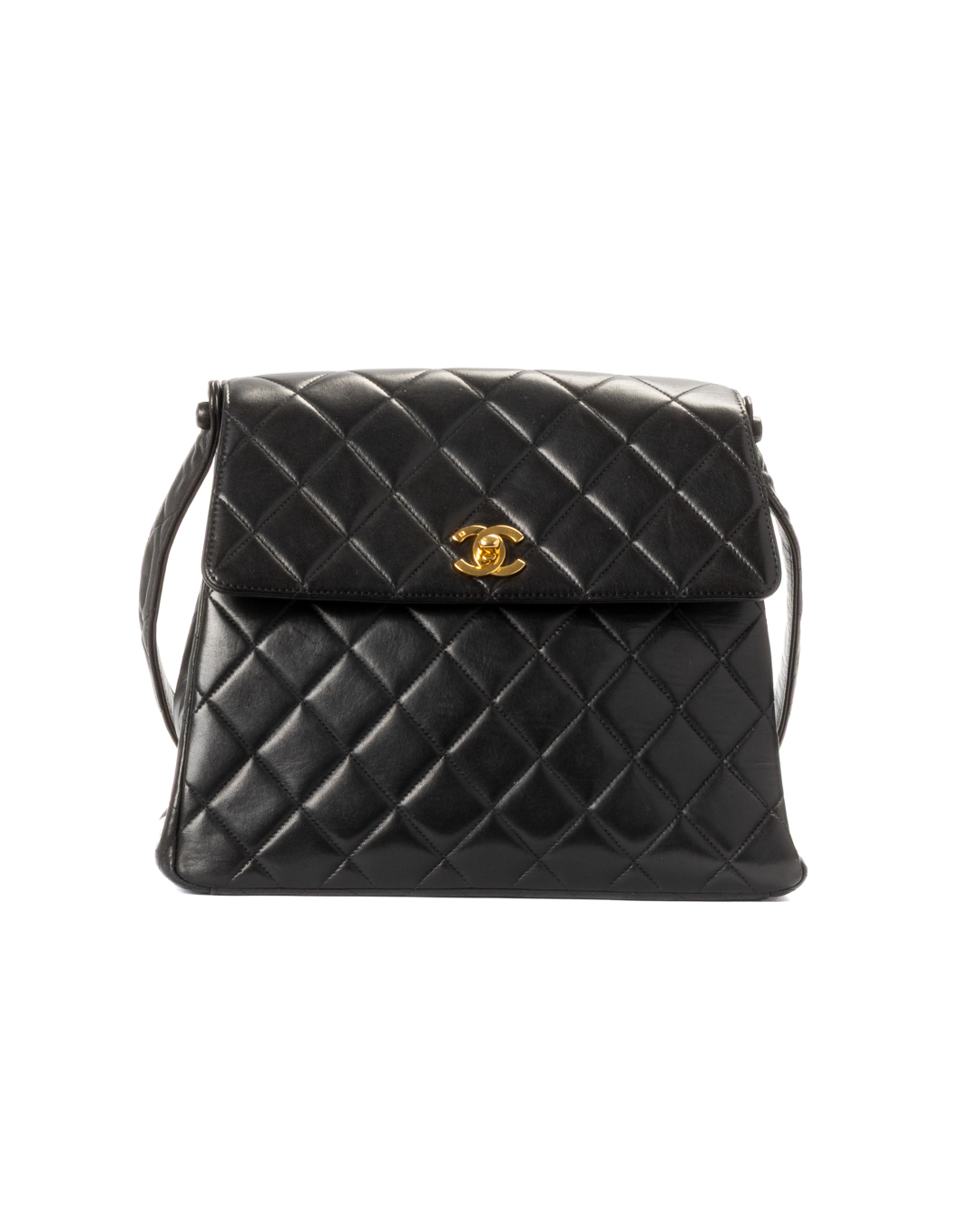 Chanel Trapeze Flap Timeless Vintage Nera