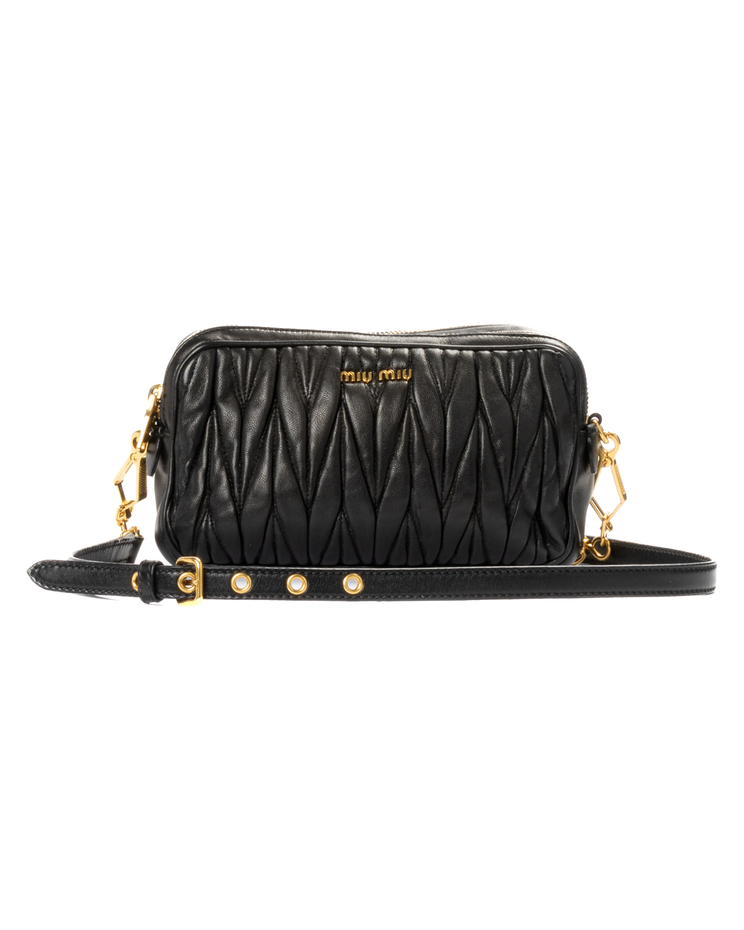 Miu Miu Pochette Small Matelassè Nera