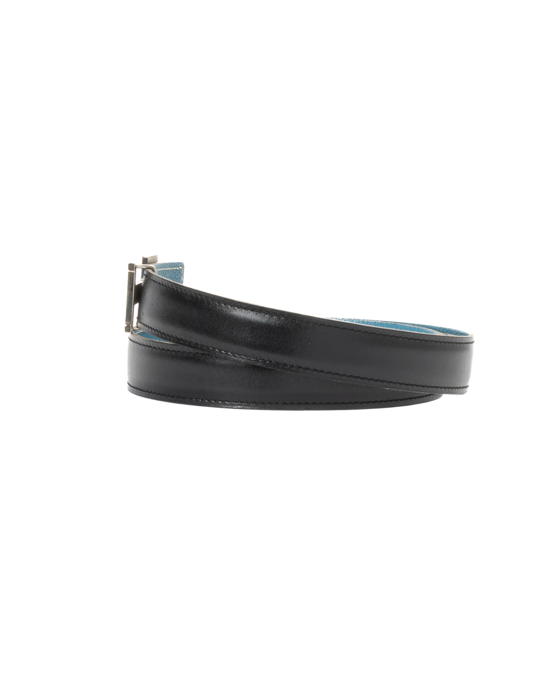 Alternative view of Hermès Cintura Constance 24mm Noir/Blue
