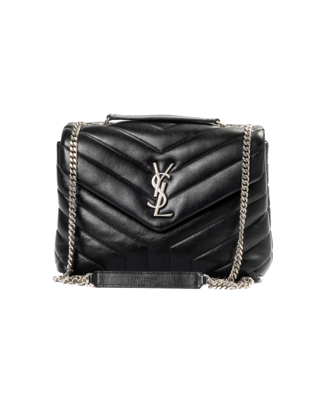Saint Laurent Lou Lou Small Trapuntata Nero