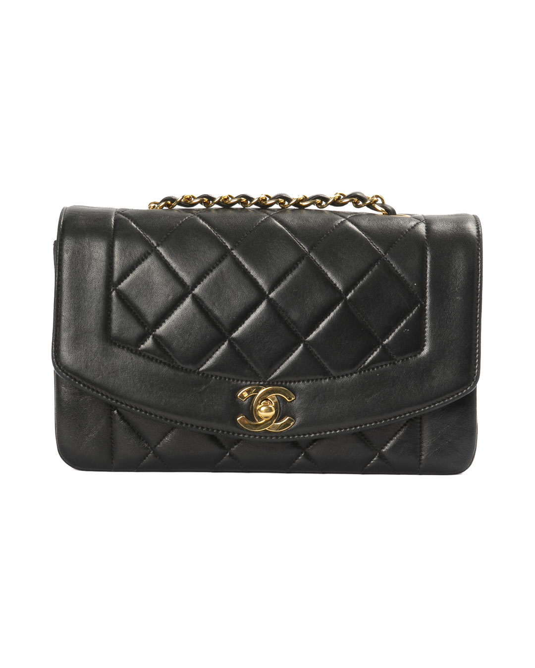 Chanel Diana Flap Timeless Vintage Nera