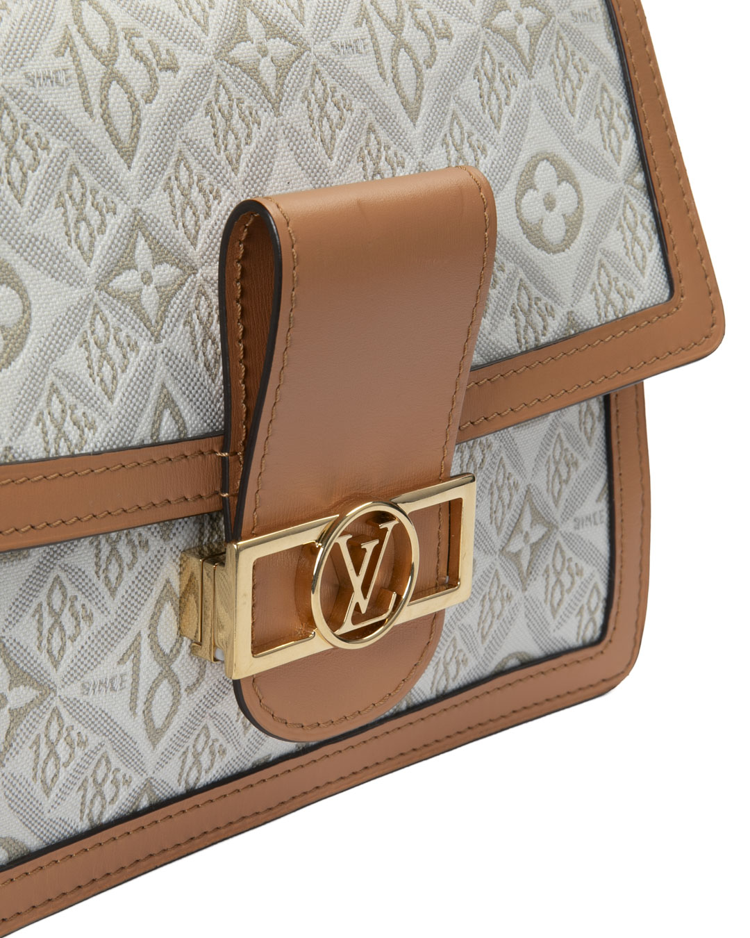 Alternative view of Louis Vuitton Dauphine MM Since 1854 Beige